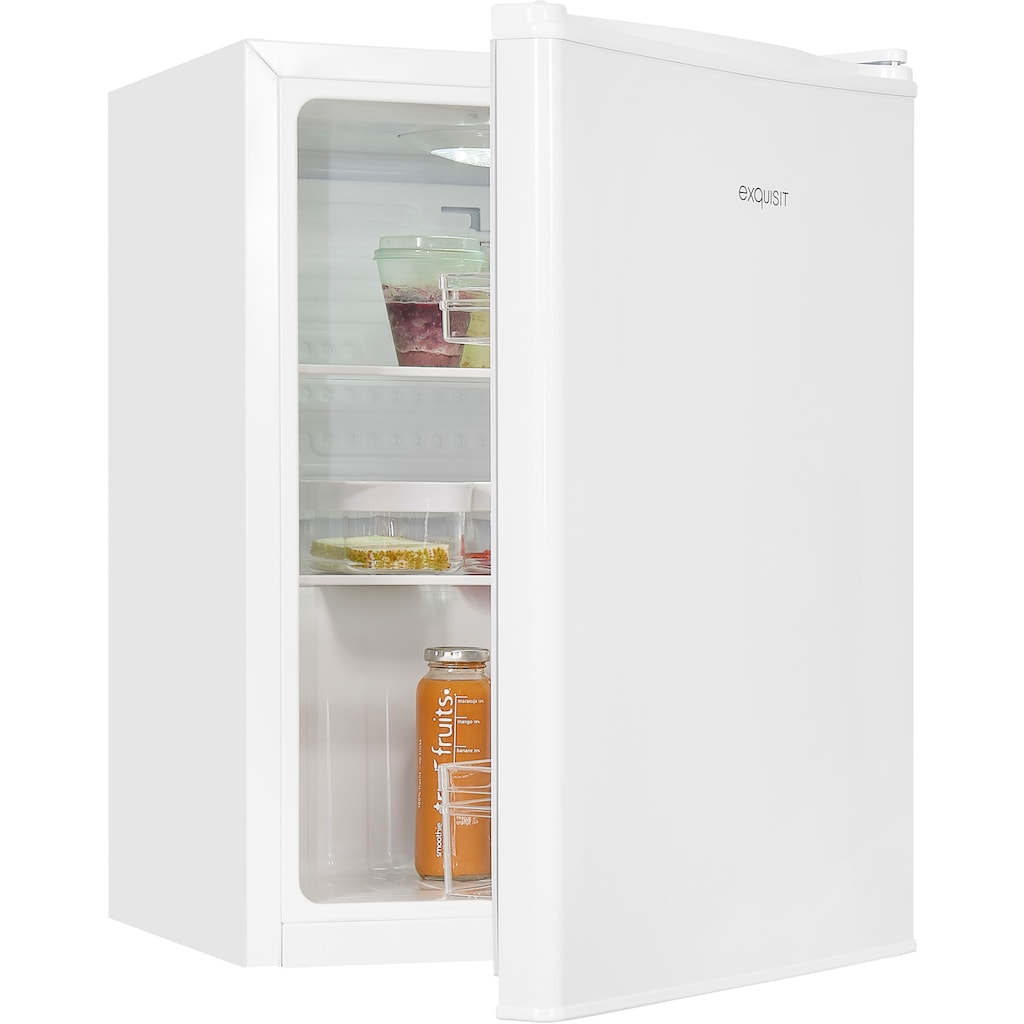 exquisit Kühlschrank »KB60-V-090E«, KB60-V-090E weiss, 62 cm hoch, 45 cm breit