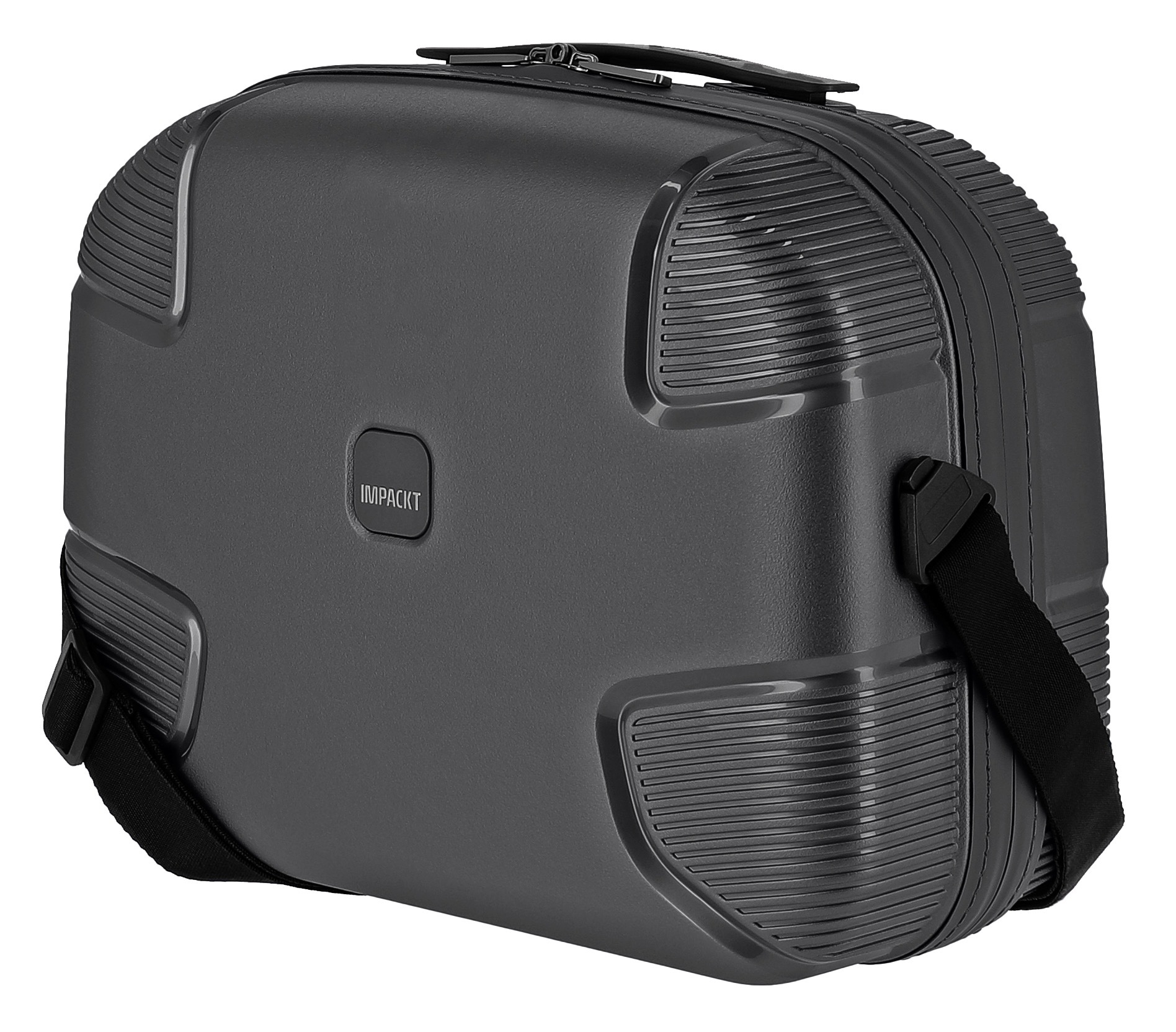 IMPACKT Beautycase »IP1« Kulturbeutel Hartschale Trolley-Aufsteck-System Tragegurt Laptopfach