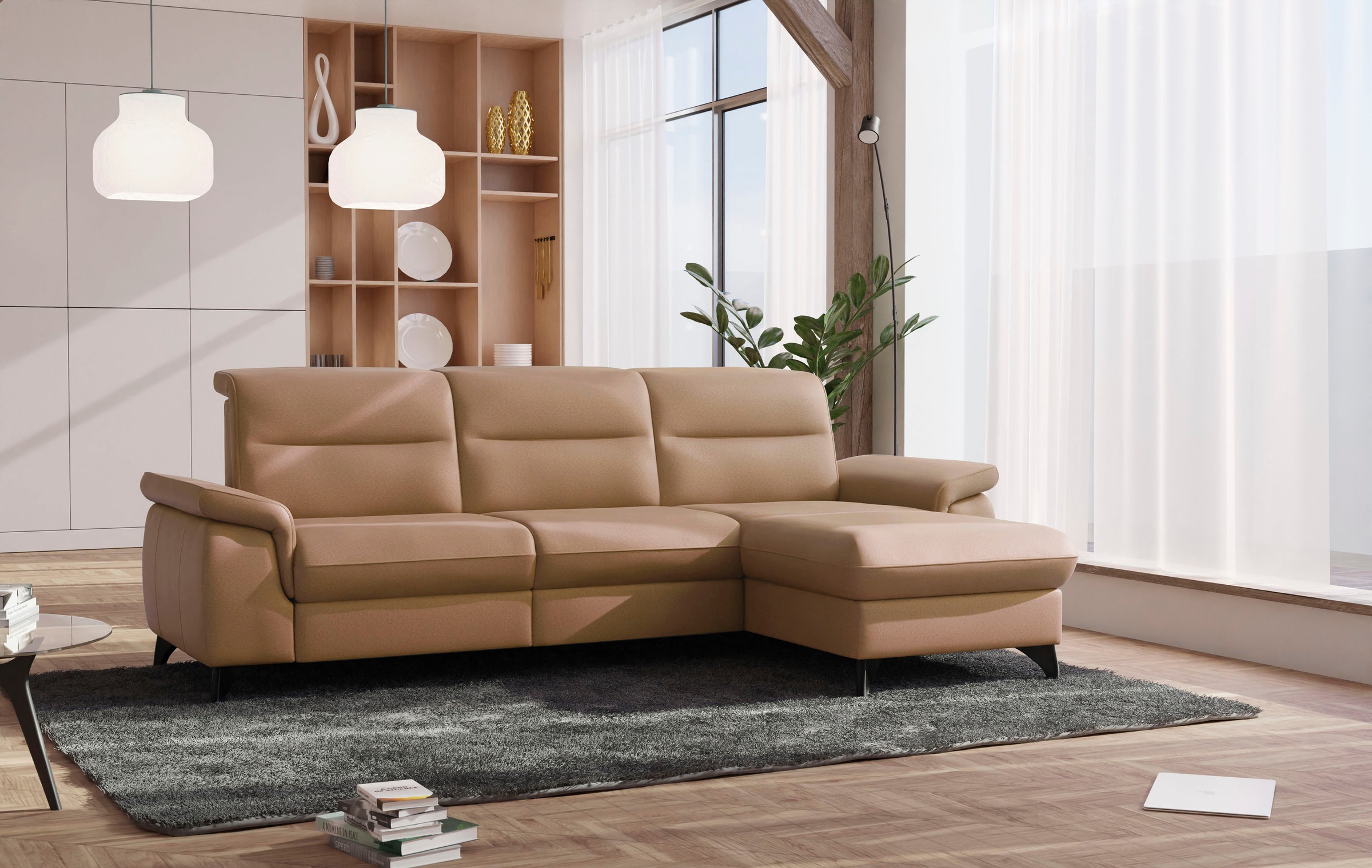 sit&more Ecksofa »Astoria L-Form«, wahlweise mit motorischer Relaxfunktion günstig online kaufen