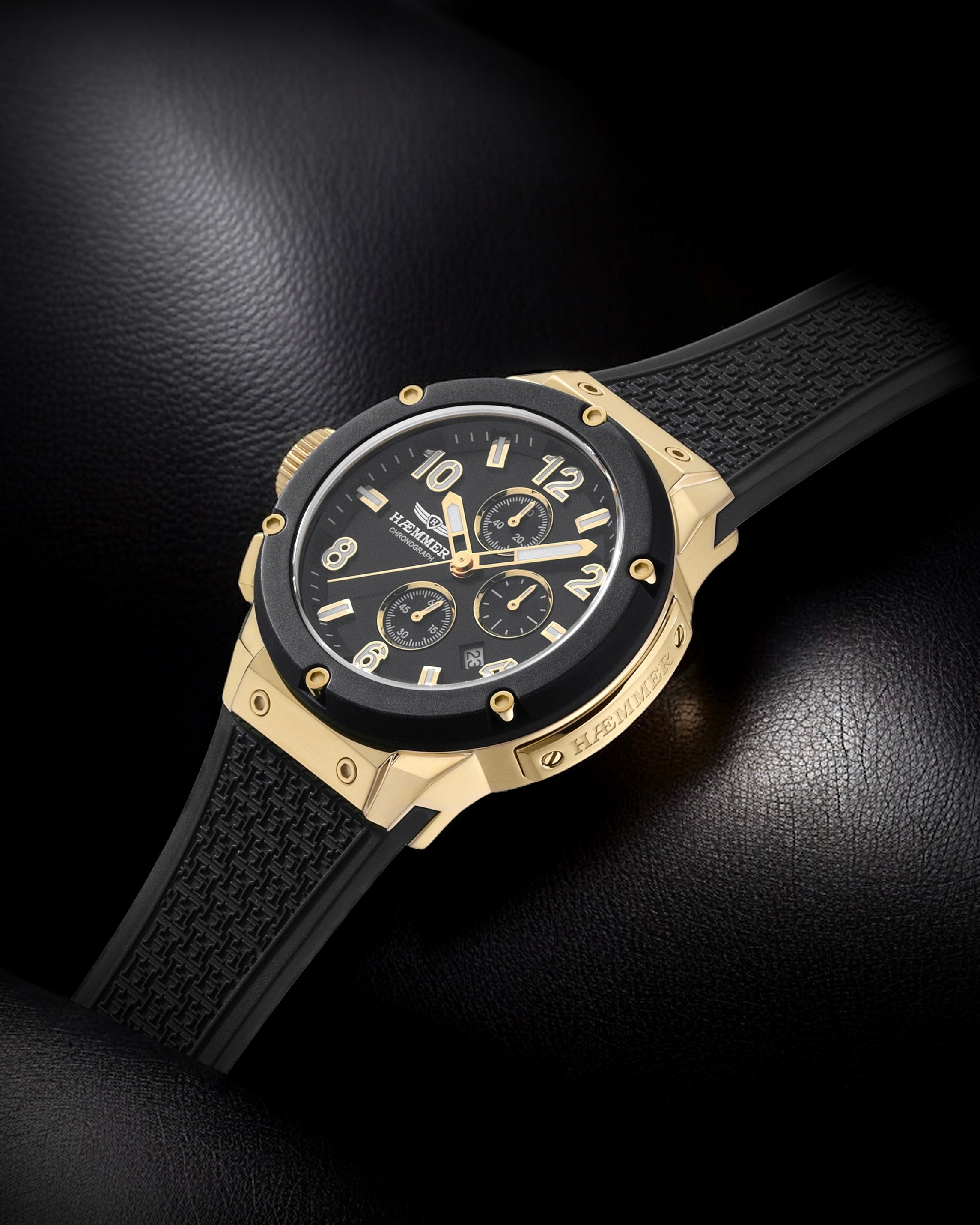 HAEMMER GERMANY Chronograph »WAVE MASTER« Quarzuhr, Armbanduhr, Damenuhr, Herrenuhr, Made in Germany