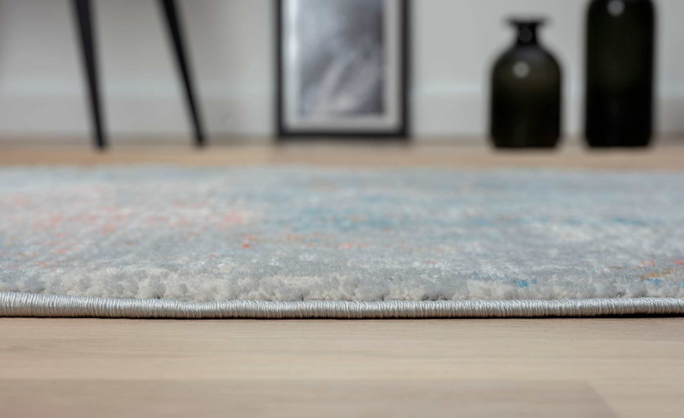 Myflair Möbel & Accessoires Teppich »My Roots«, rund, 8 mm Höhe, Kurzflor, Retro-Design, besonders weich durch Microfaser