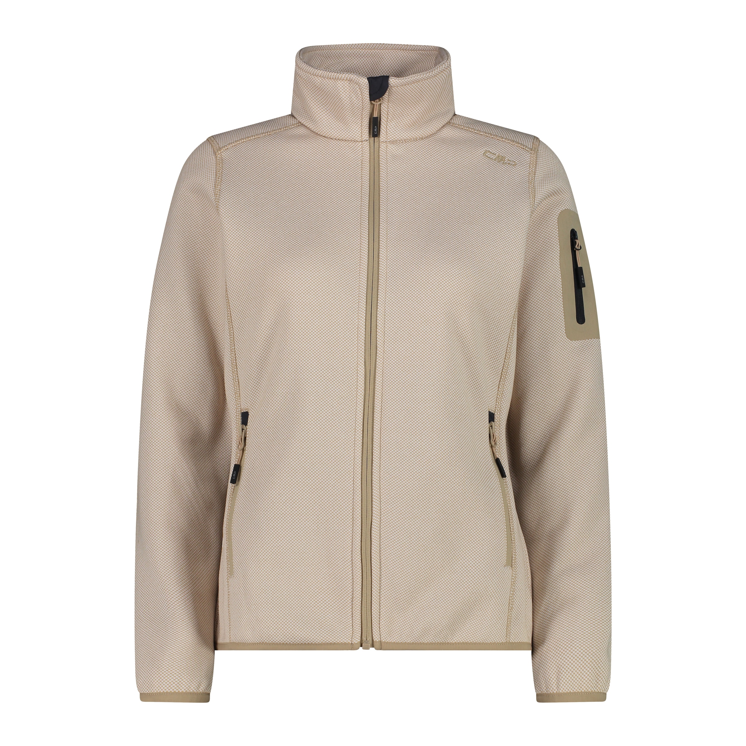 CMP Strickfleecejacke, (1 St.), Wärmeisolierend & Schnell trocknend & Atmungsaktiv