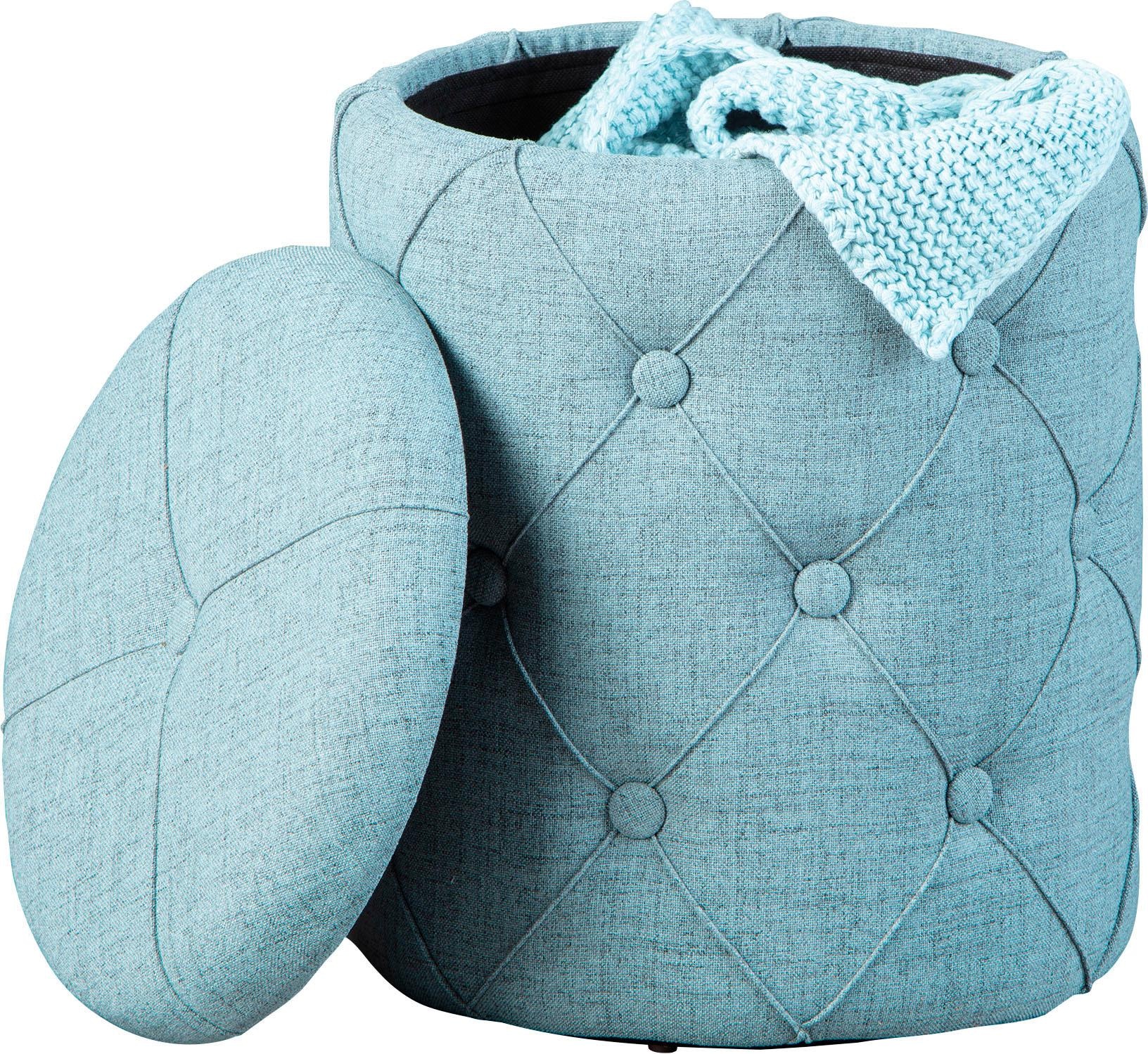 INOSIGN Hocker »Yapak«, Pouf mit Stauraum