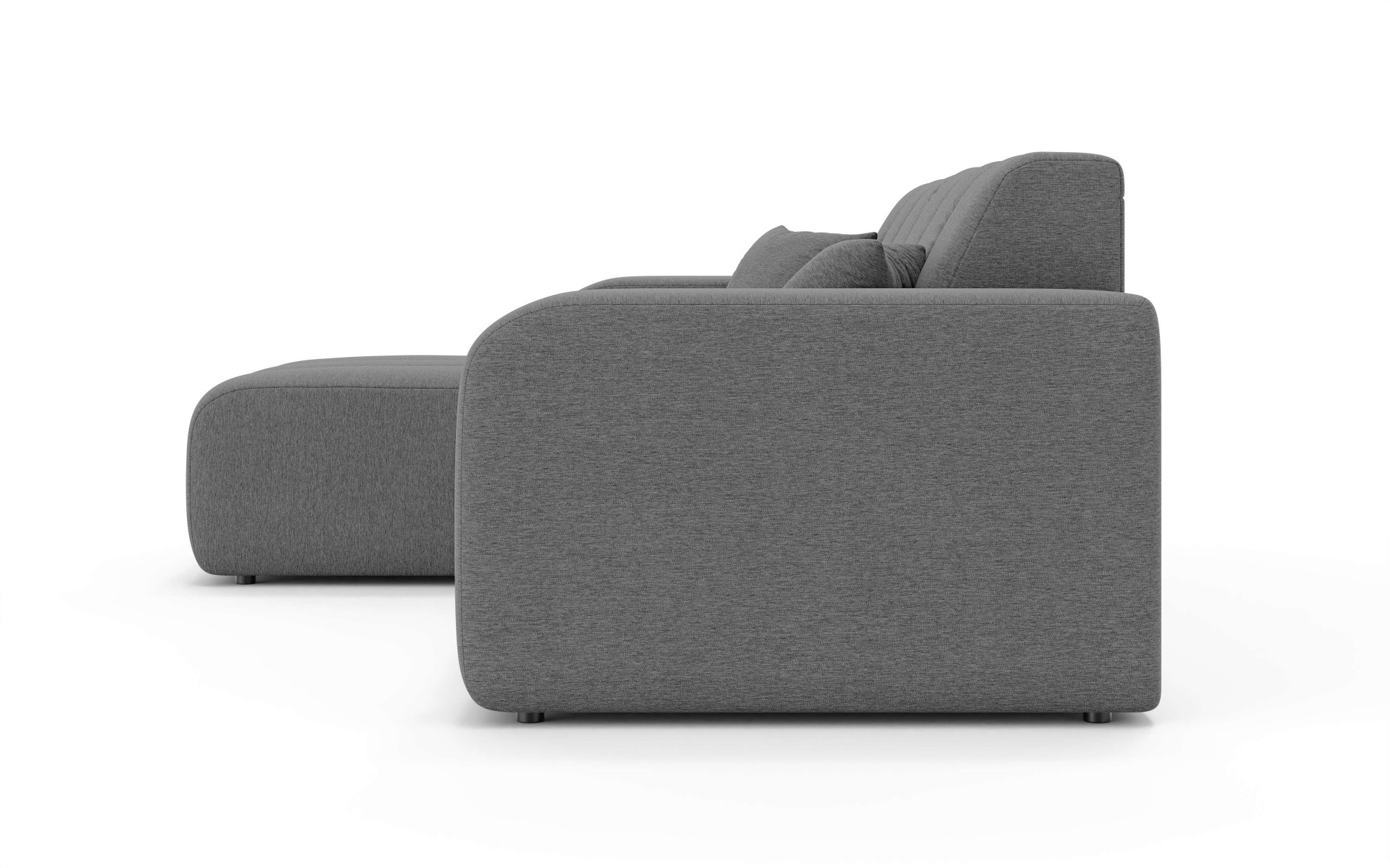INOSIGN Ecksofa »CASSY L-Form, Schlafsofa mit Bettkasten, Maße B/T/H: 245/165/88 cm«, mit 2 Rückenkissen, Recamiere rechts oder links bestellbar