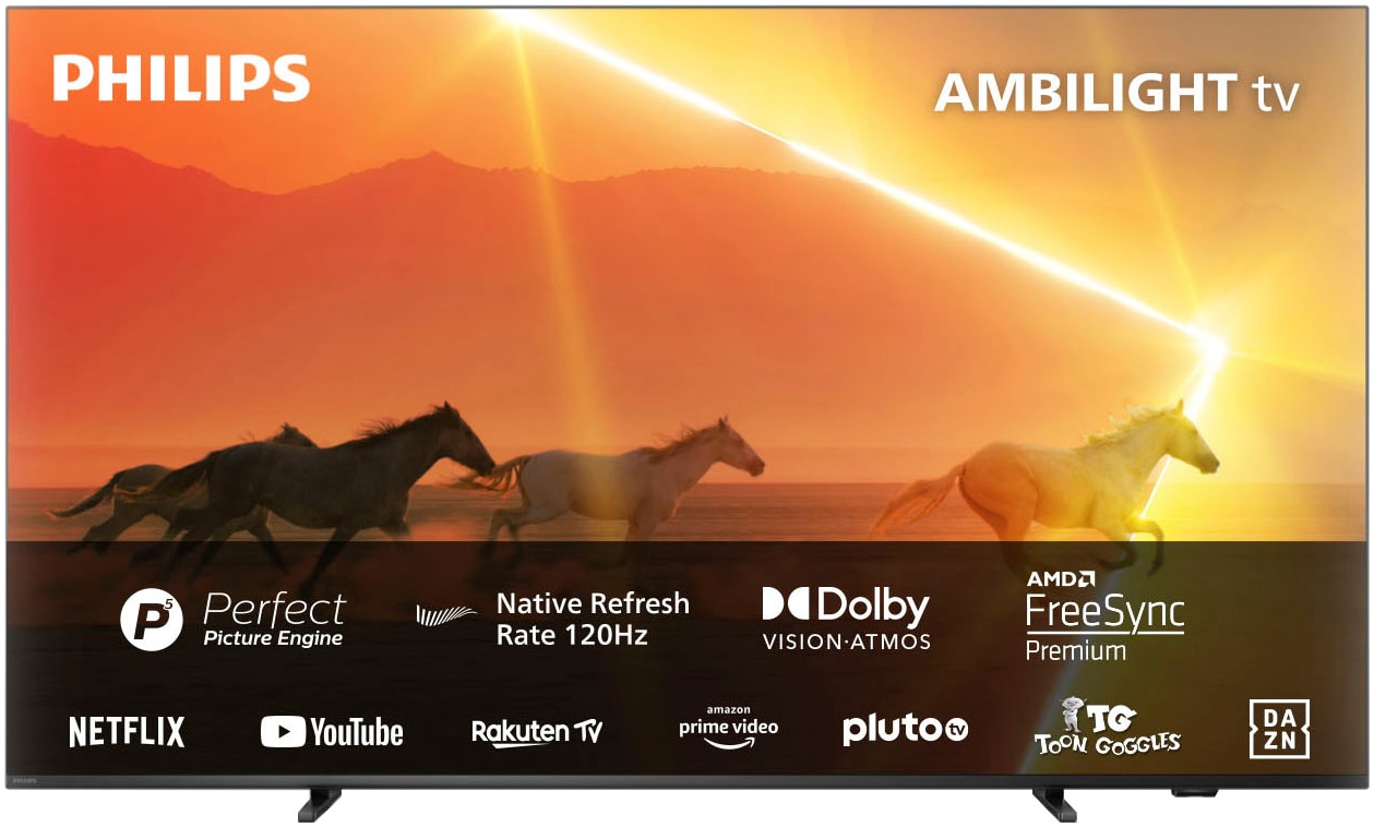 Philips Mini-LED-Fernseher »55PML9008/12«, 4K Ultra HD, Smart-TV