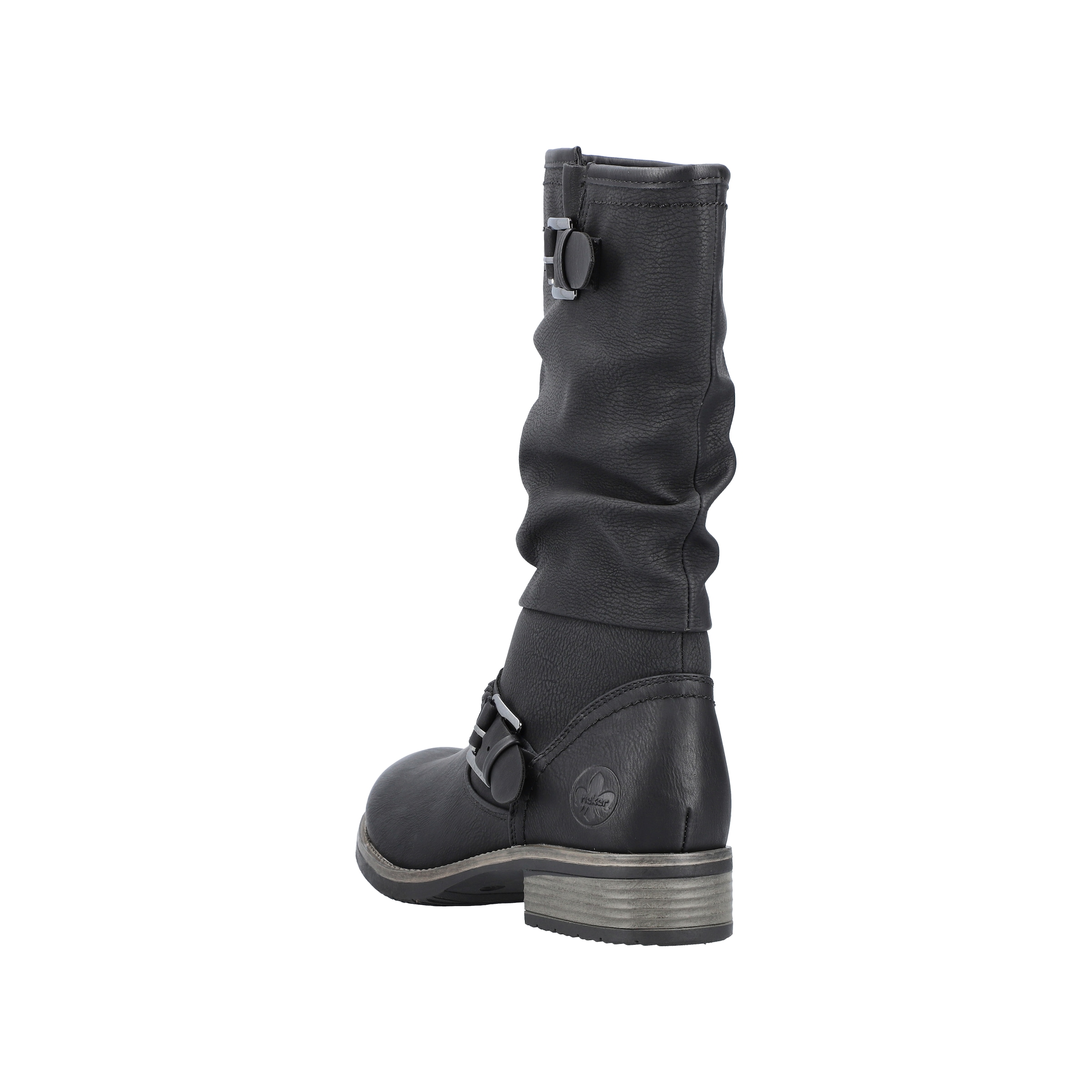 Rieker Stiefel  Winterboots, ,Blockabsatz mit gerafftem slouchy-Schaft, schmale Form