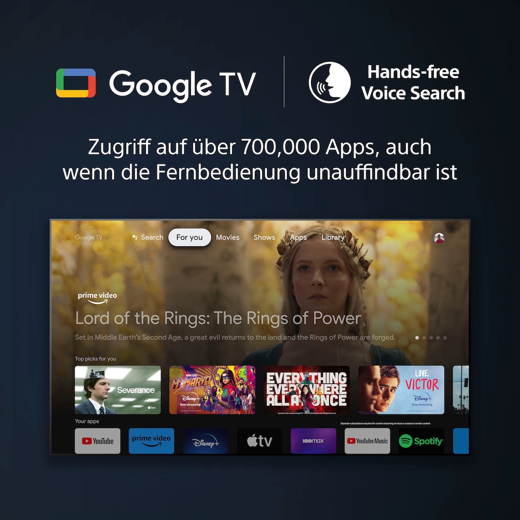 Sony OLED-Fernseher »XR-83A80L«, 210 cm/83 Zoll, 4K Ultra HD, Google TV-Smart-TV-Android TV