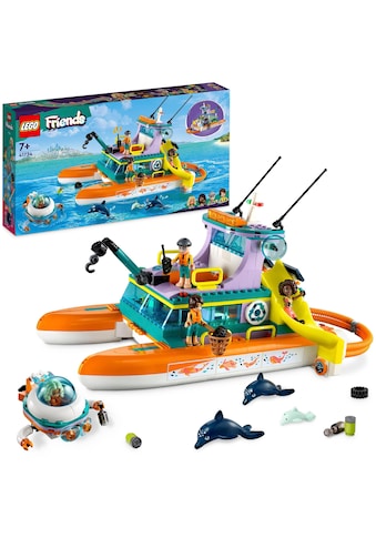 Konstruktionsspielsteine »Seerettungsboot (41734), LEGO® Friends«, (717 St.)