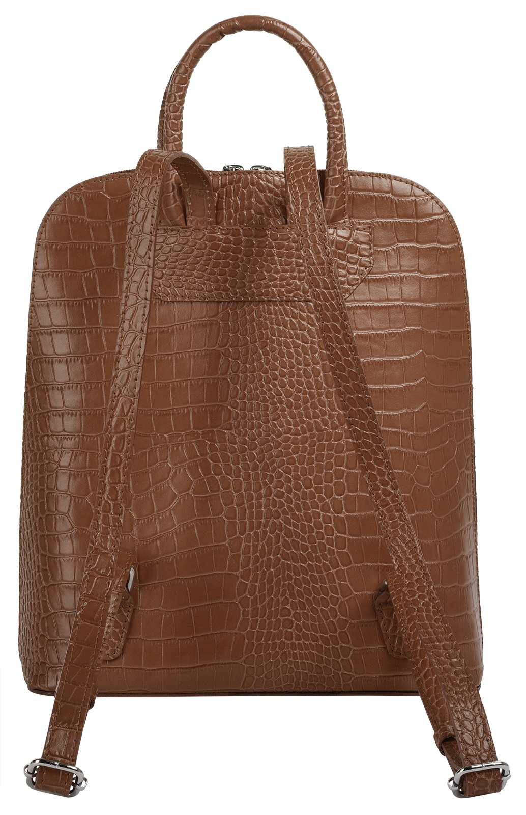 Cluty Cityrucksack, echt Leder, Made in Italy