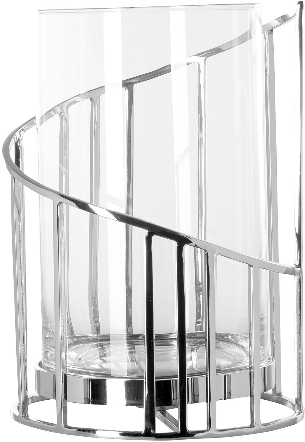 Fink Windlicht »CELINE«, (1 Edelstahl kaufen Kerzenhalter Glaseinsatz, mit aus St.), ca. 29,50 cm Höhe