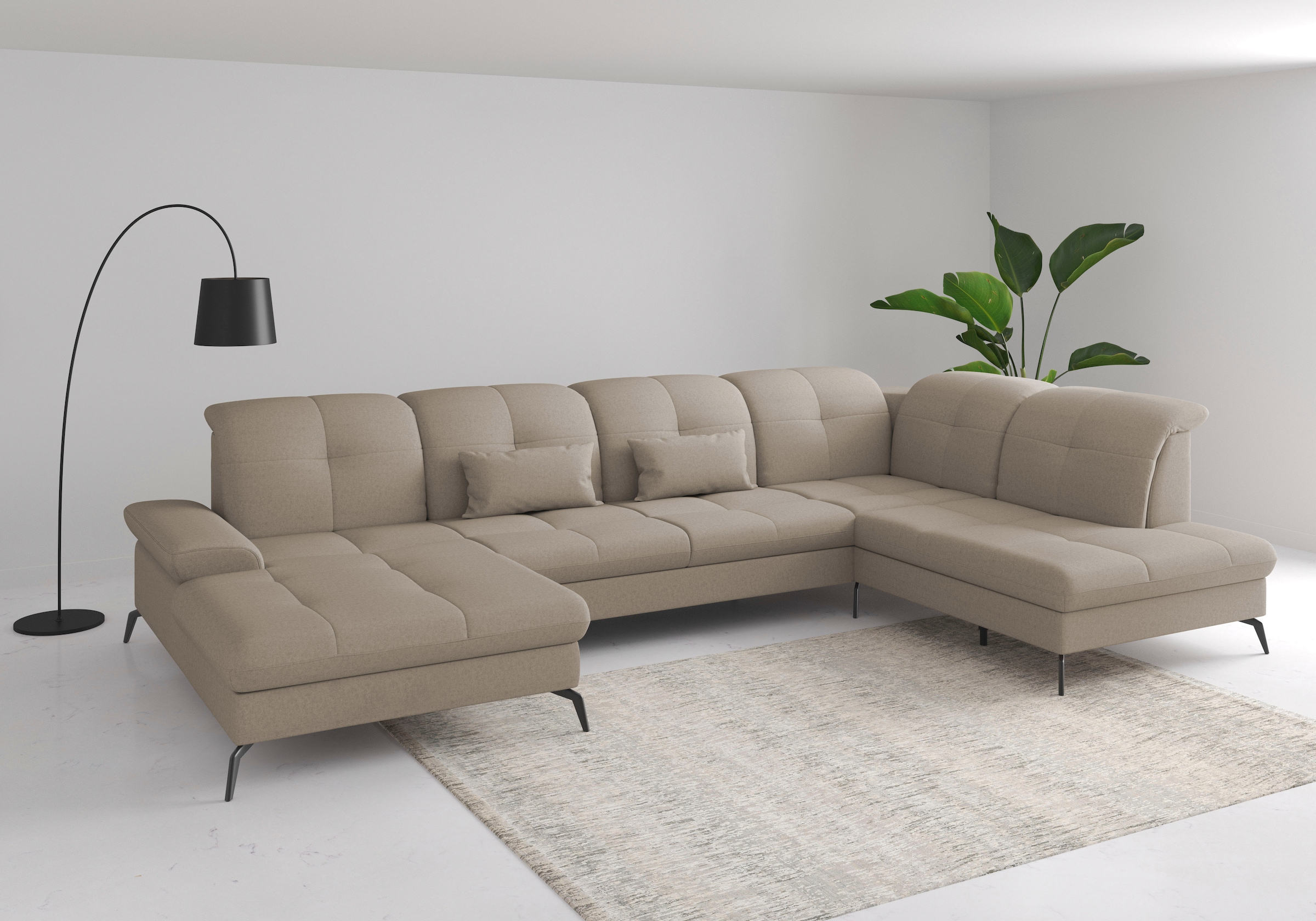 sit&more Wohnlandschaft »Amica«, inkl Sitztiefenverstellung und Armteilvers günstig online kaufen