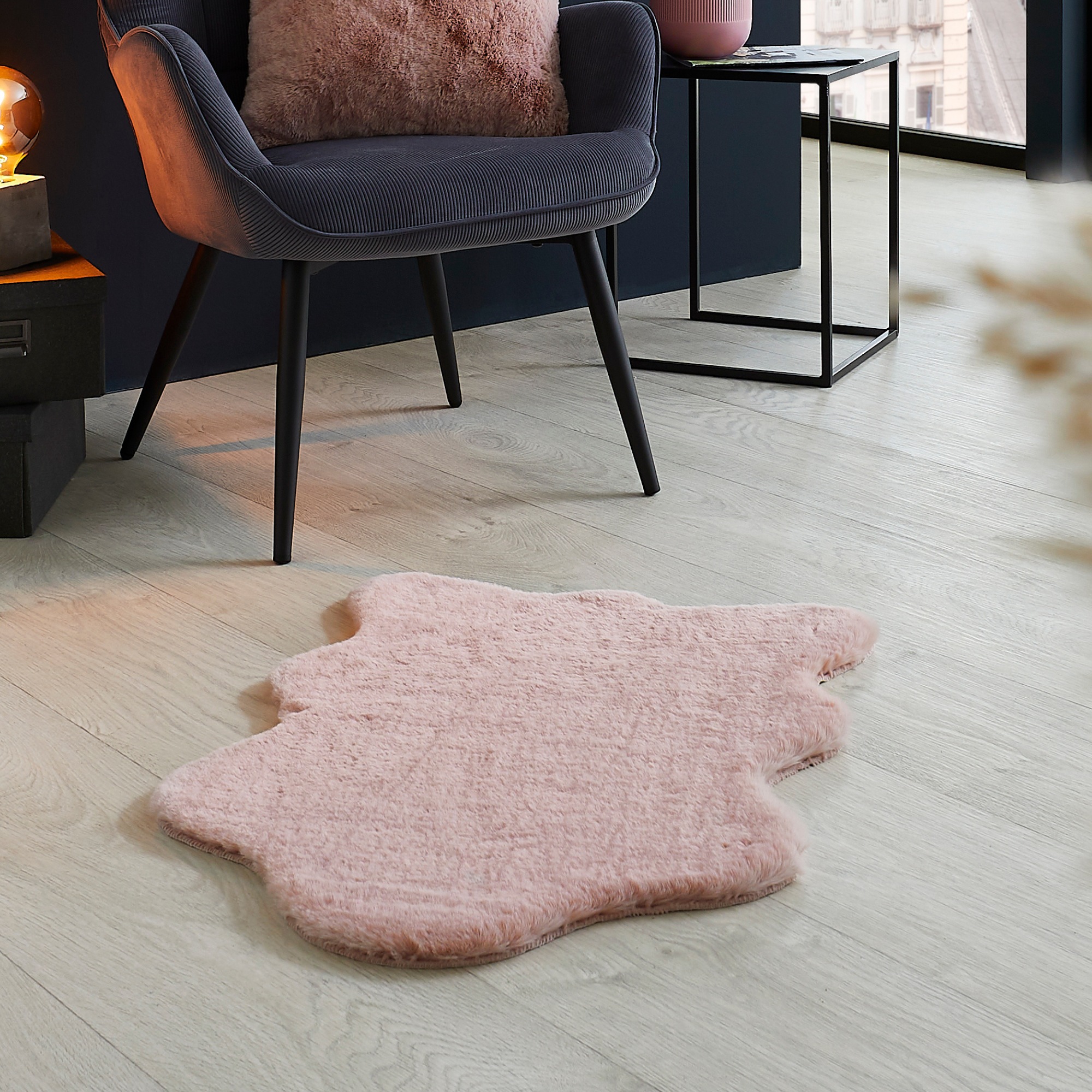 LUXOR living Fellteppich »Novara«, fellförmig, 30 mm Höhe, Kunstfell, weich günstig online kaufen