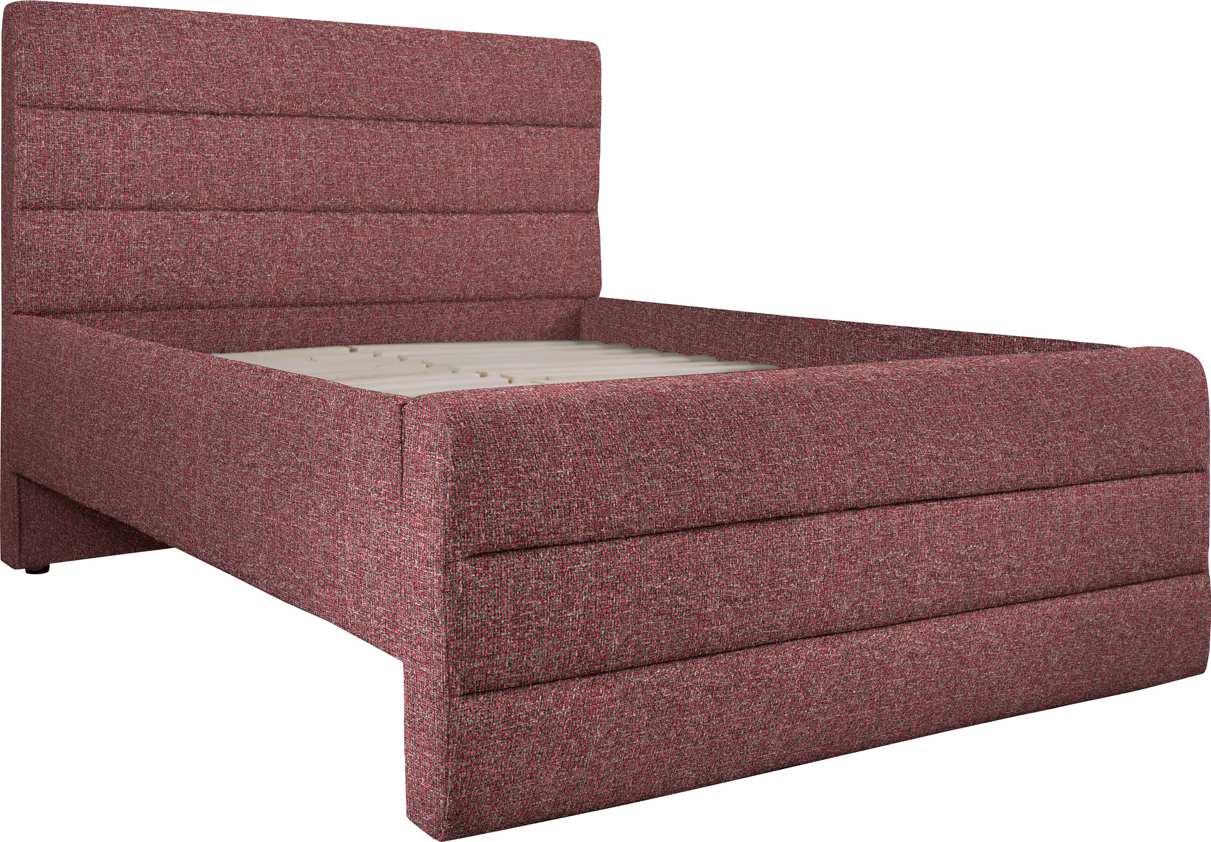 OTTO products Polsterbett "Merrit" Quernaht im Kopf- und Fußteil, in 5 Brei günstig online kaufen