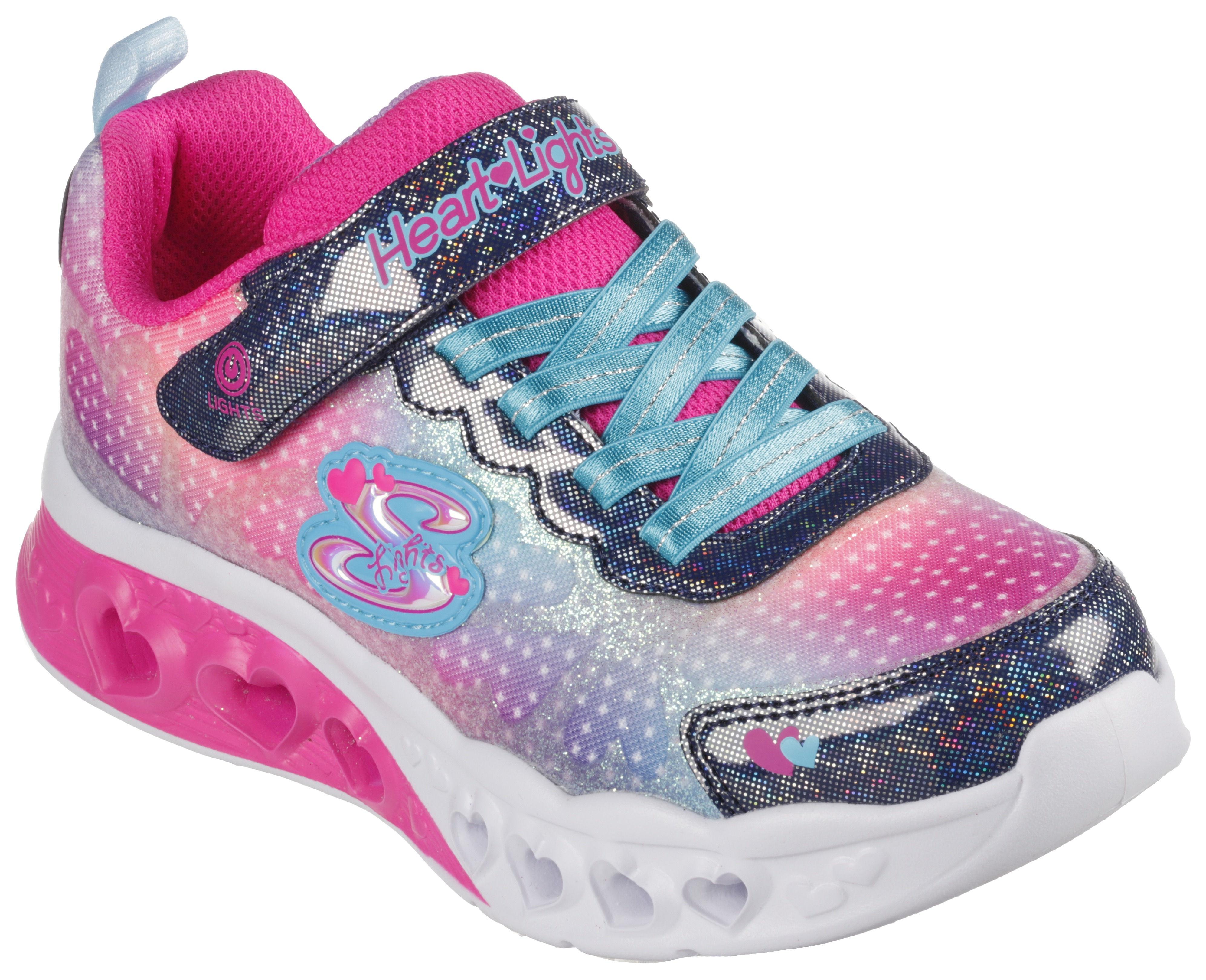 Sneaker »Blinkschuh FLUTTER HEART LIGHTS SIMPLY LOVE«, im Pastell-Look