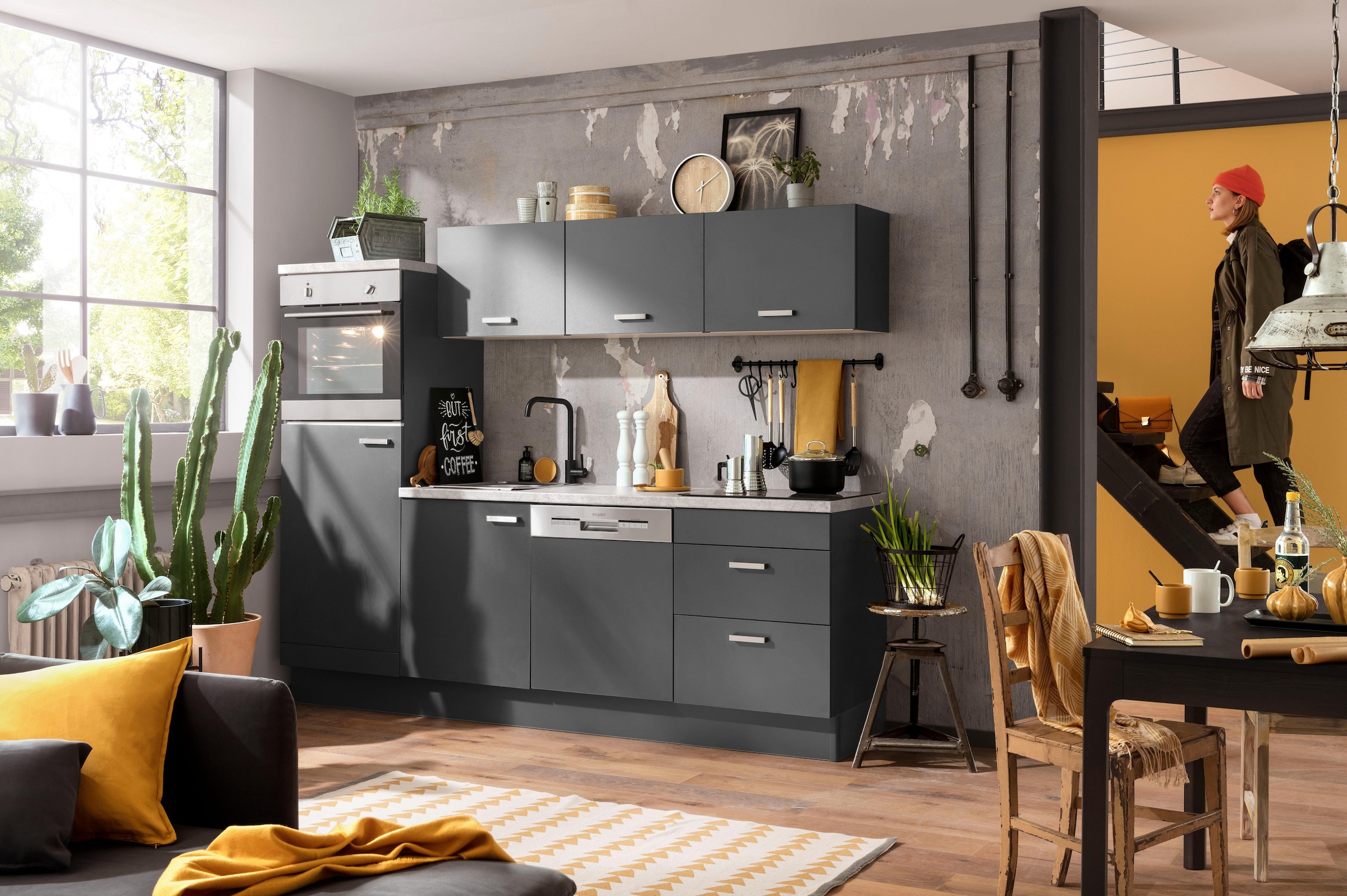 OPTIFIT Küchenzeile »Parma«, mit E-Geräten, Breite 240 cm