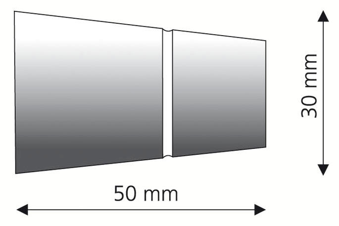 Liedeco Gardinenstangen-Endstück »Endstück, Endknopf "Skandinavia" Concav«, (1 St.), Endstück, Endknopf Concav, 1 Stück