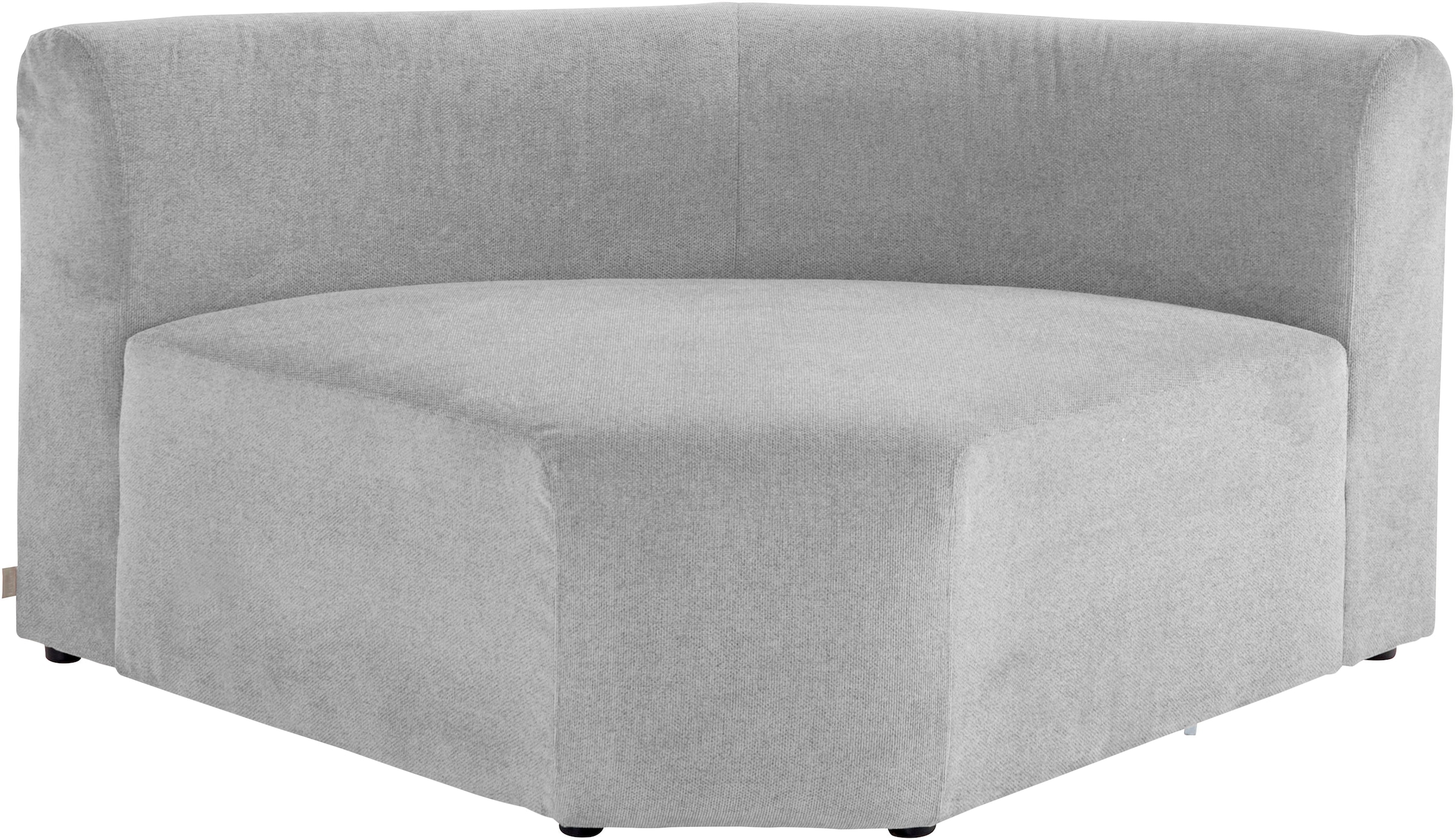 LeGer Home by Lena Gercke Sofa-Eckelement »LYZA mit gerundeter Rückenlehne, Maße B/T/H: 122/104/74 cm«, als Modul oder separat verwendbar, für individuelle Zusammenstellung