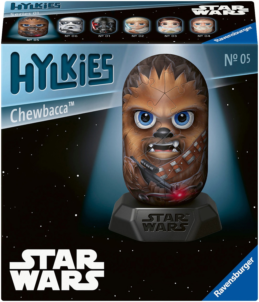 Ravensburger 3D-Puzzle »Star Wars Hylkies Sammelfigur #05 Chewbacca«, Made in Europe