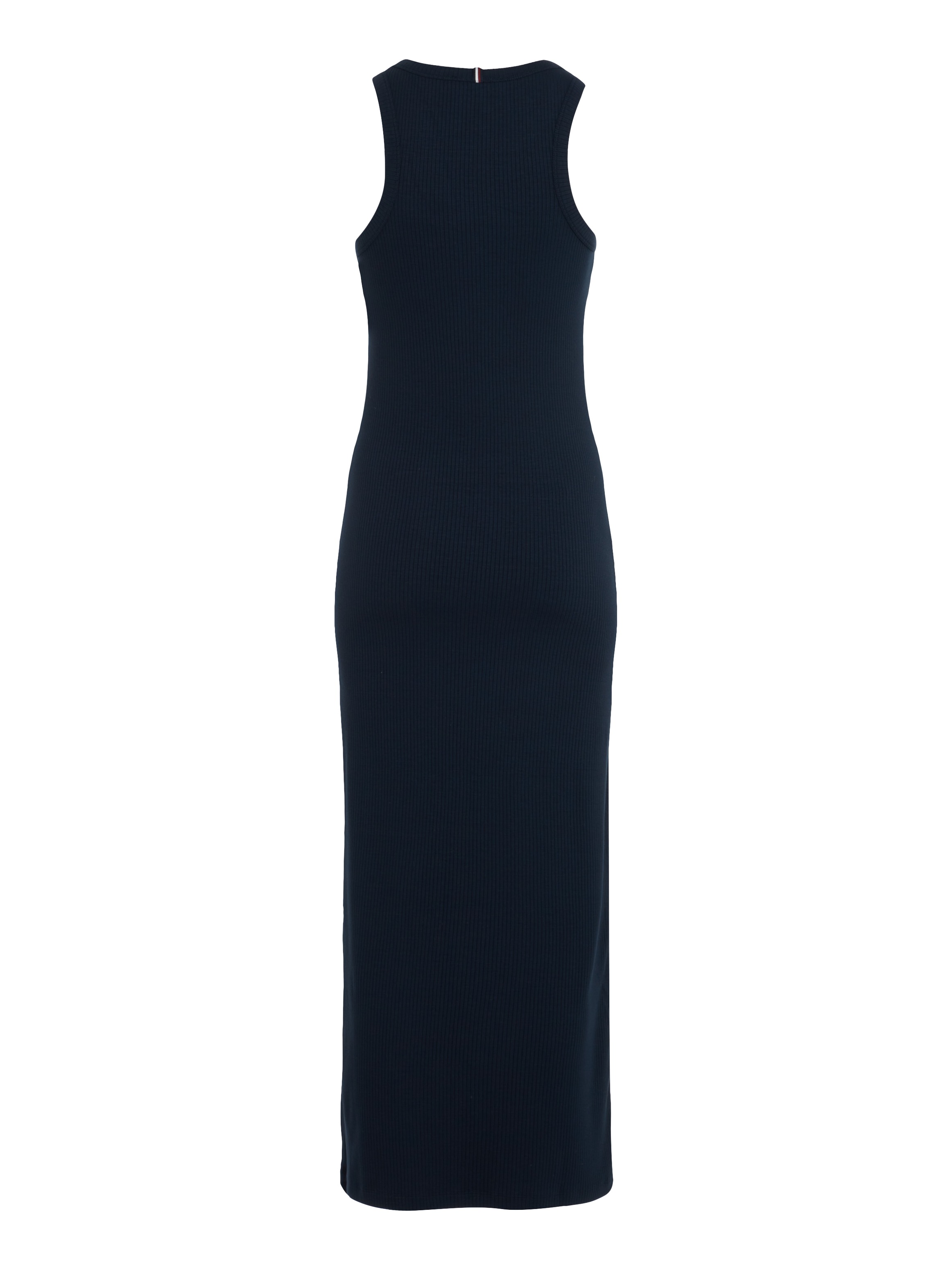 Tommy Hilfiger Jerseykleid »SLIM 5X2 RIB MIDI DRESS NS«, mit Rippenstruktur