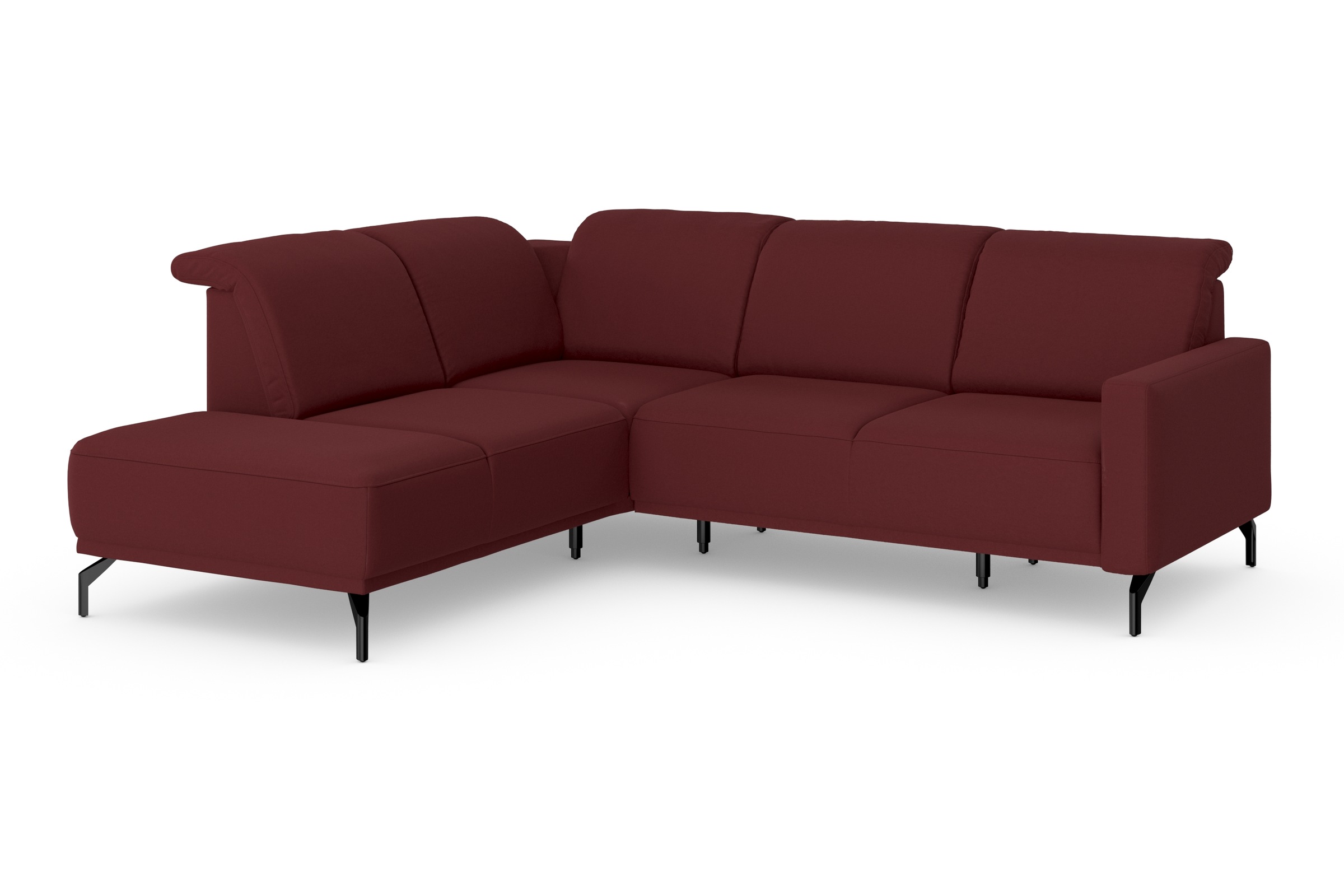 sit&more Ecksofa »Bailando L-Form«, wahlweise mit Kopfteilverstellung und Vorziehsitz, motorisch