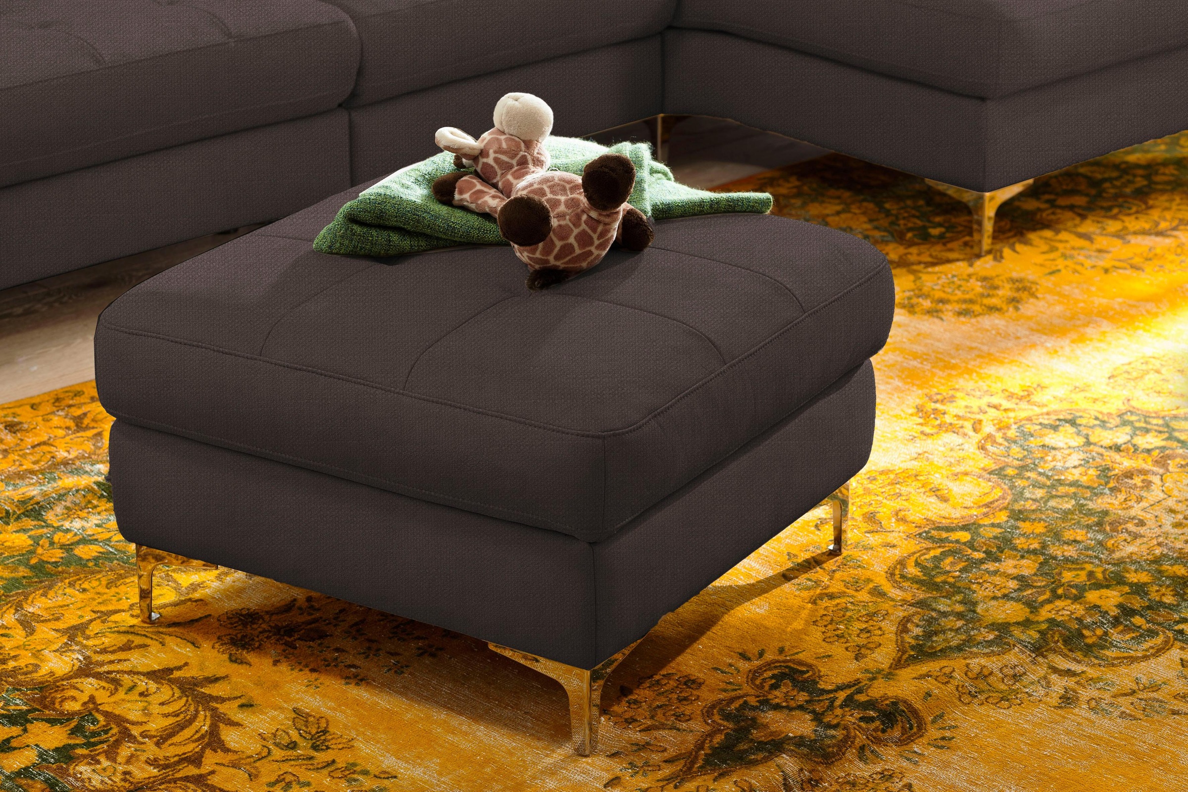 Home affaire Polsterhocker »Basel« passend zur Basel-Serie günstig online kaufen