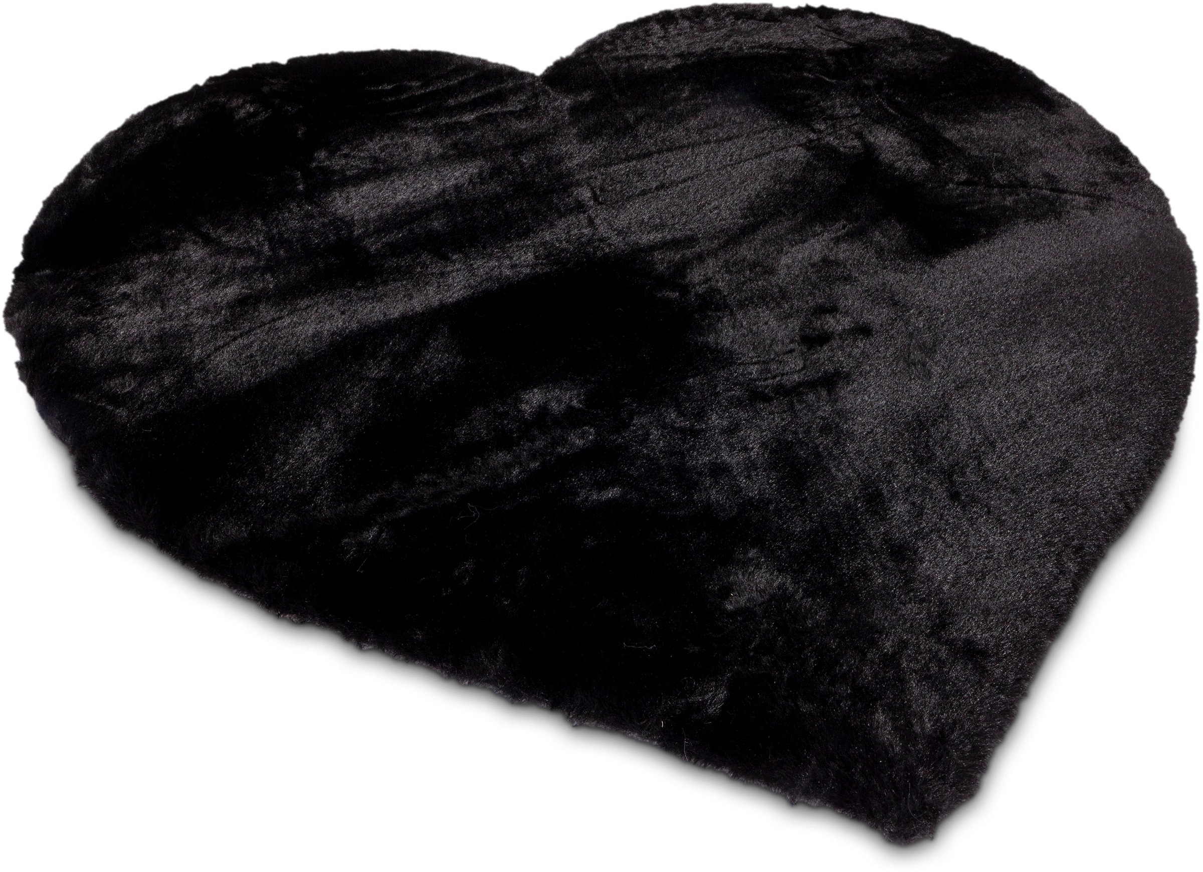 OTTO home Fellteppich »Guidel« herzförmig 30 mm Höhe Kunstfell, Kuscheltepp günstig online kaufen