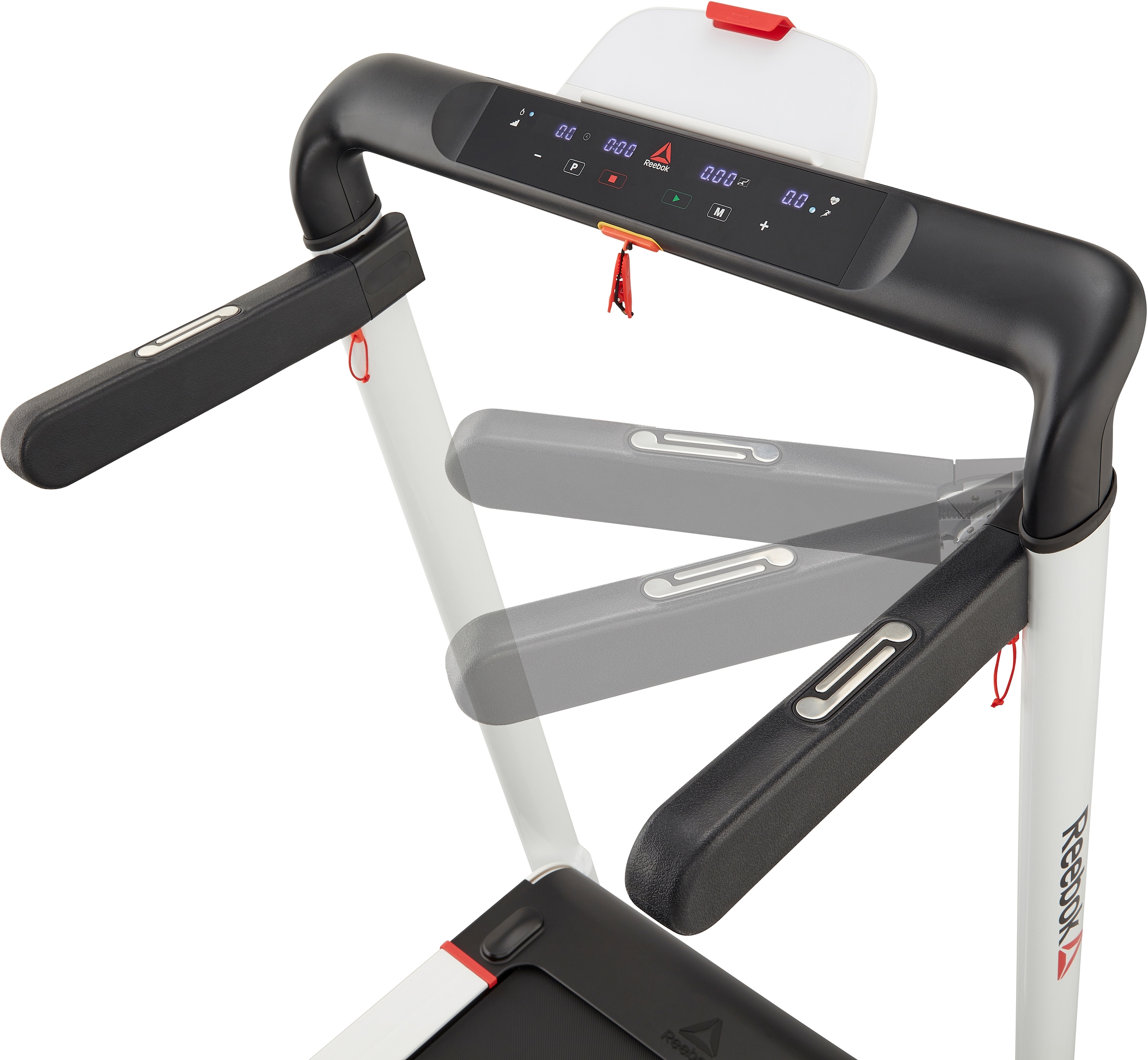Reebok Laufband »i-Run 4.0«, (im Ultra-Kompakt Faltdesign, mit Tablet-/Handyhalterung), bis max. 16 km/h, klappbar