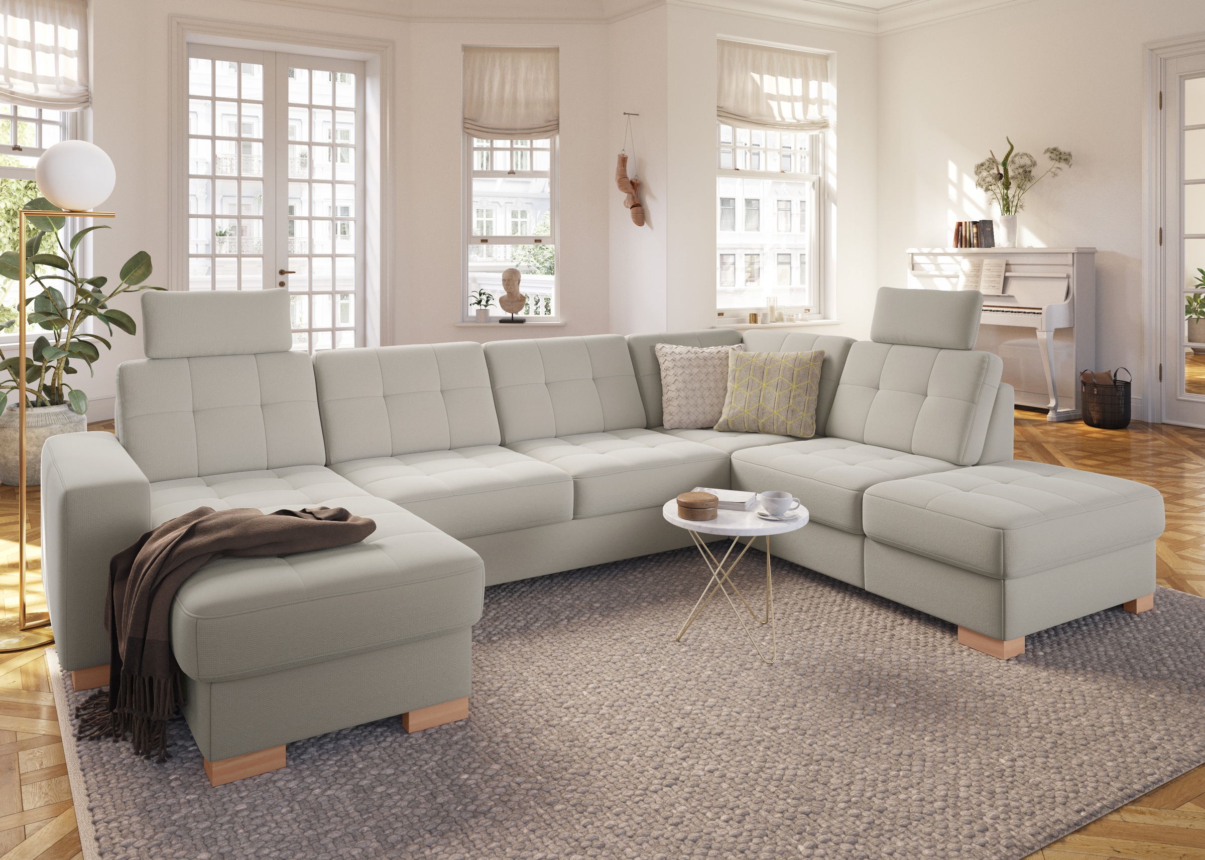 sit&more Wohnlandschaft, wahlweise mit Bettfunktion und Bettkasten