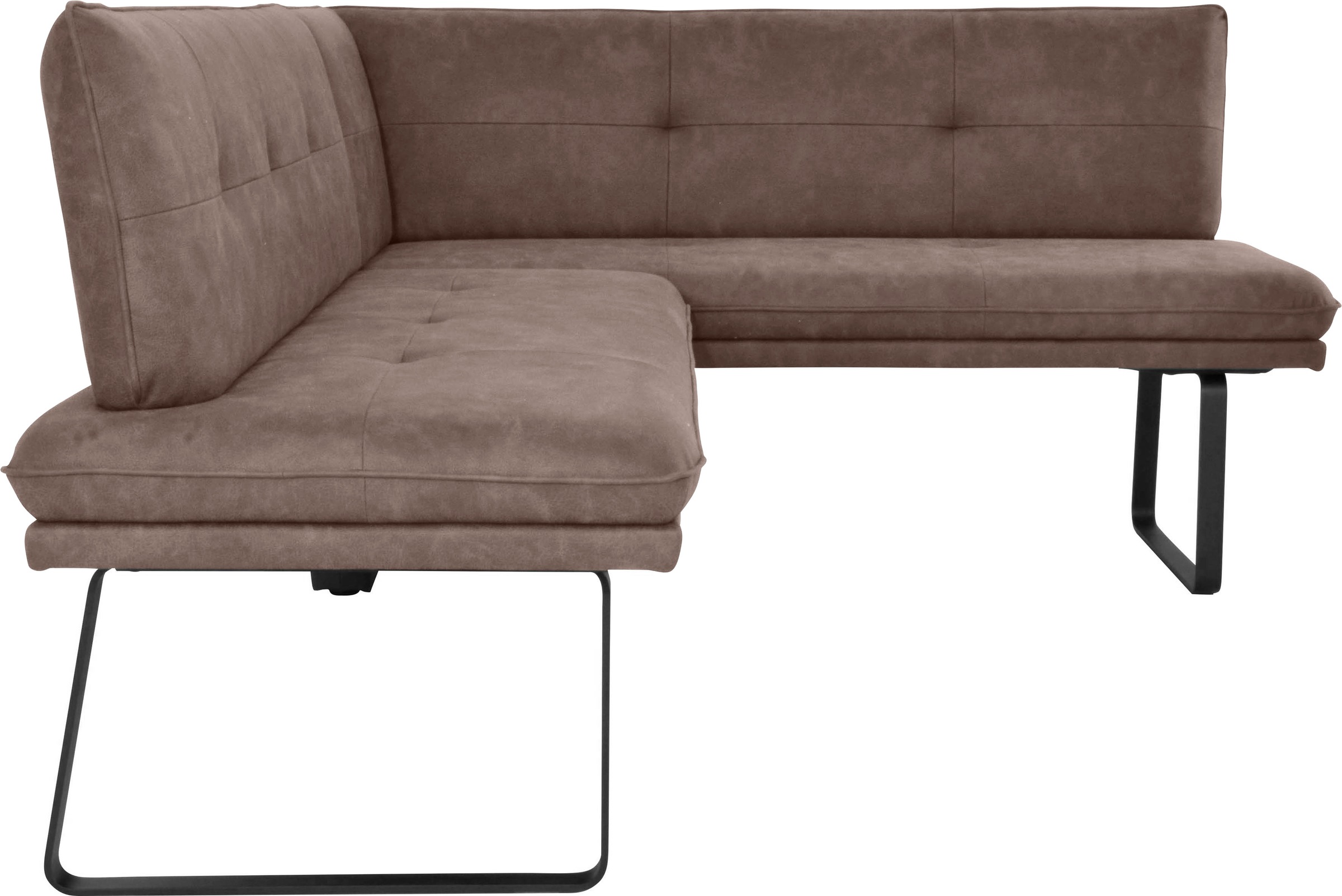 K+W Komfort & Wohnen Eckbank 1 Stk. tlg. Polstereckbank in Spitzkissenoptik günstig online kaufen