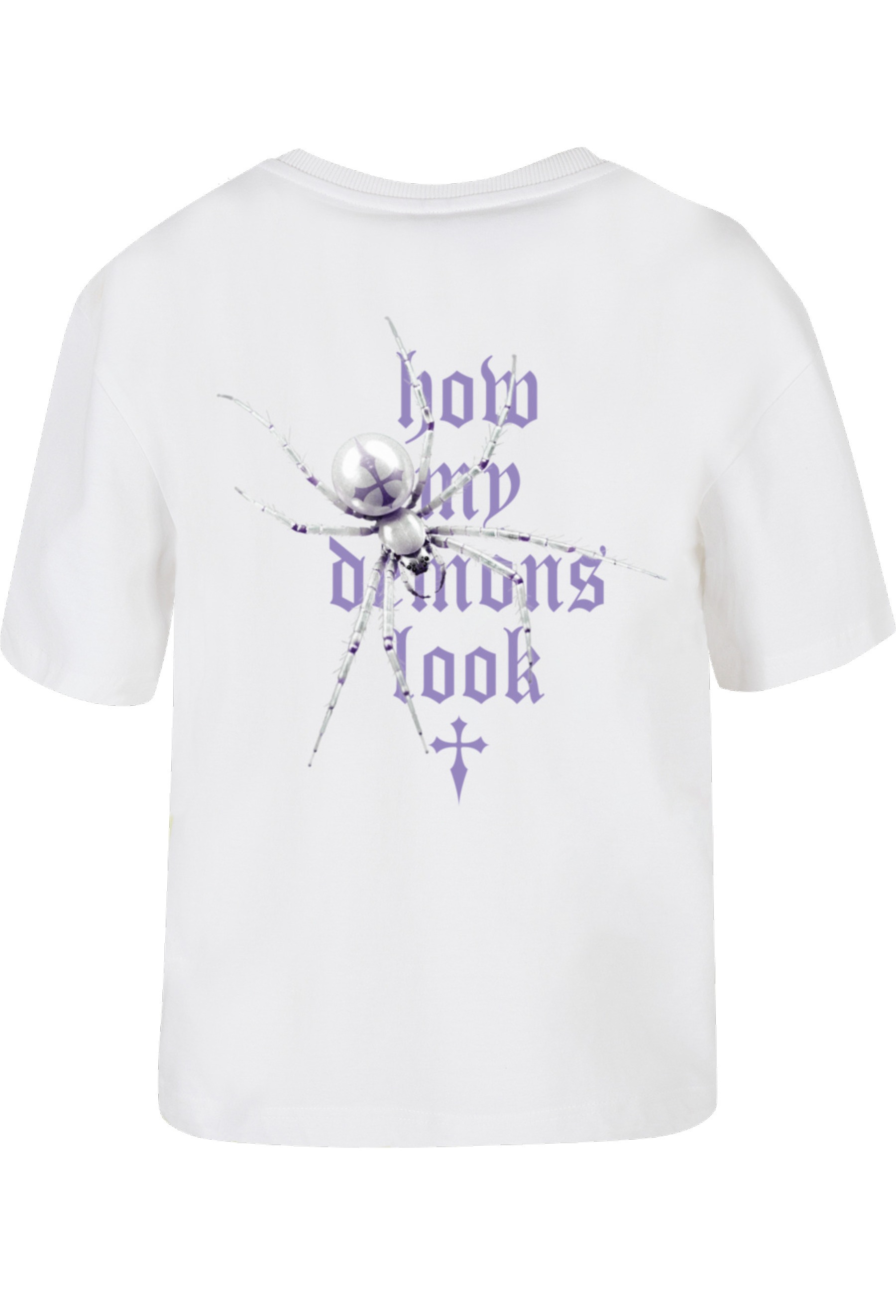 Miss Tee T-Shirt »Miss Tee Damen Pearl Spider Tee« 1 Stk.