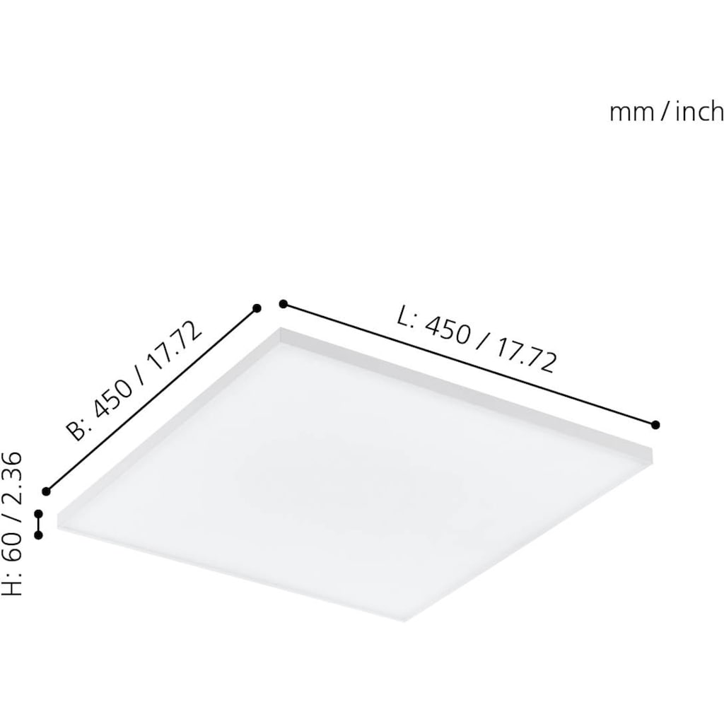 EGLO LED Panel »TURCONA«, 1 flammig-flammig