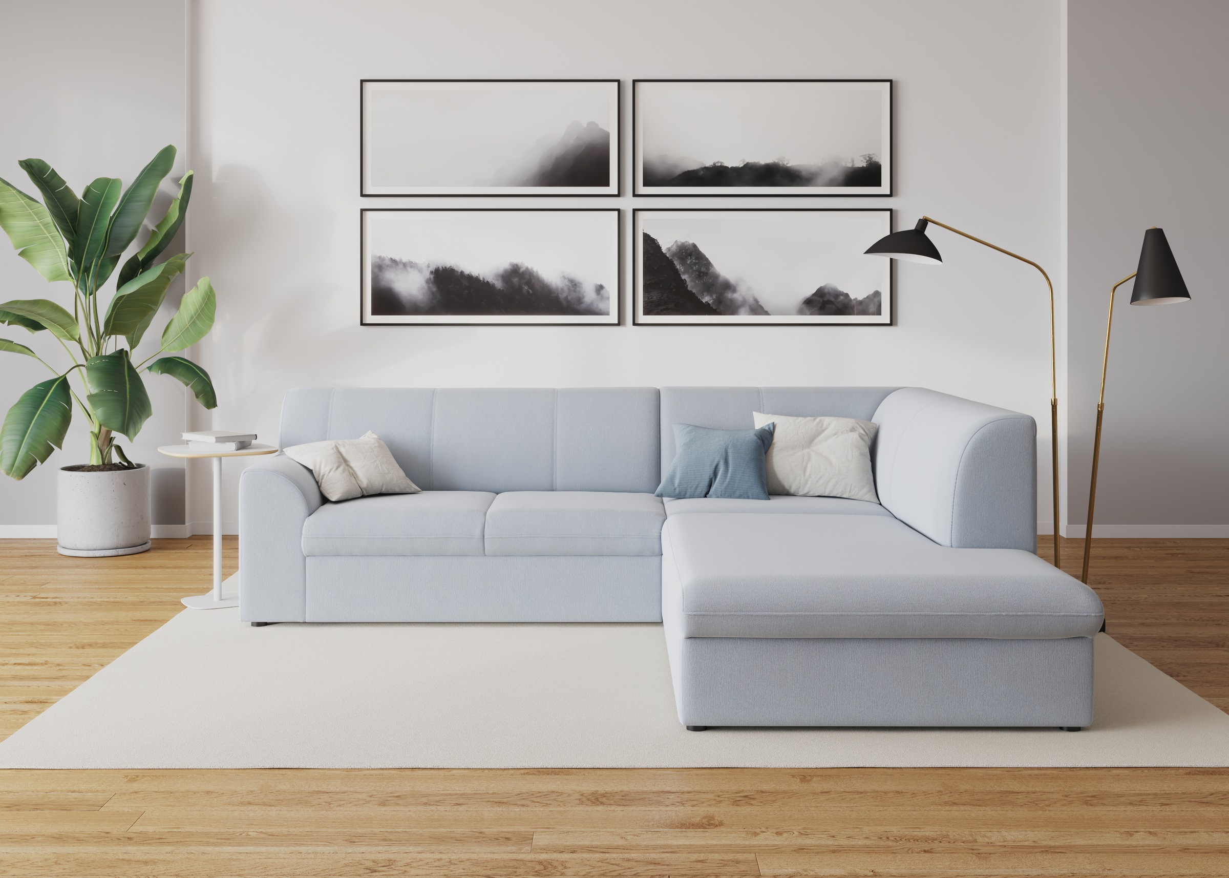 DOMO collection Ecksofa »Topper zeitlos elegant, kompakte Stellmaße, OTTOs günstig online kaufen