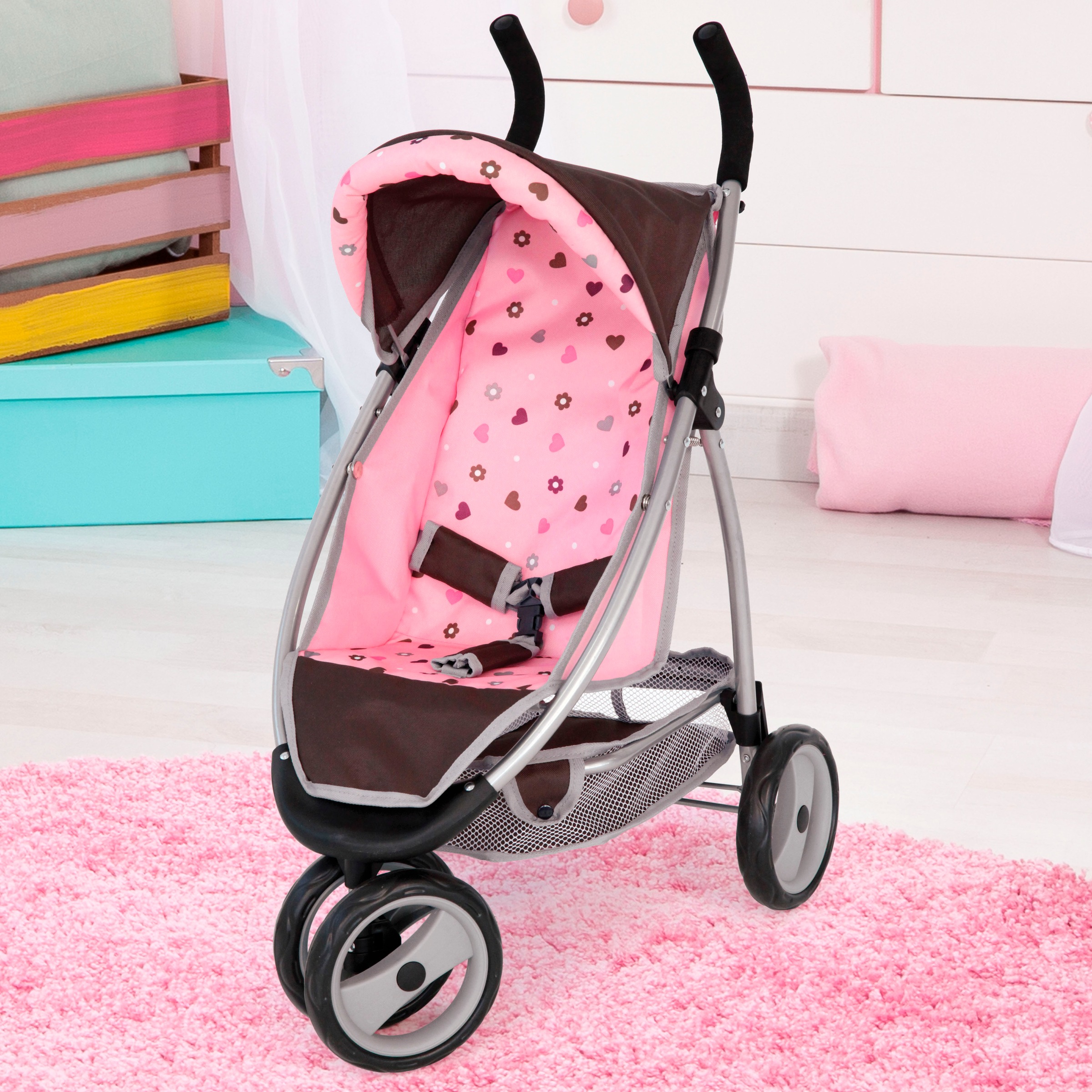 Bayer Puppenbuggy »Sport Jogger braun«