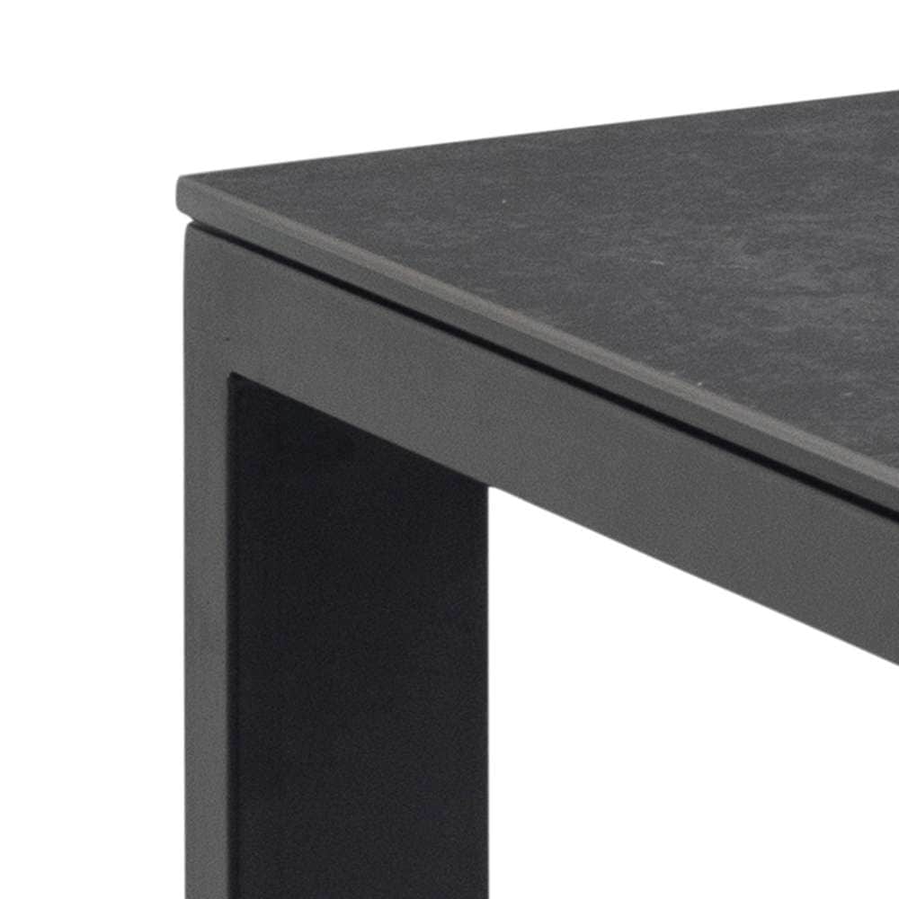 ACTONA GROUP Esstisch »Brentford«, Glaskeramik und auf einem stabilen Metallsockel, Schwarz, B: 200 cm