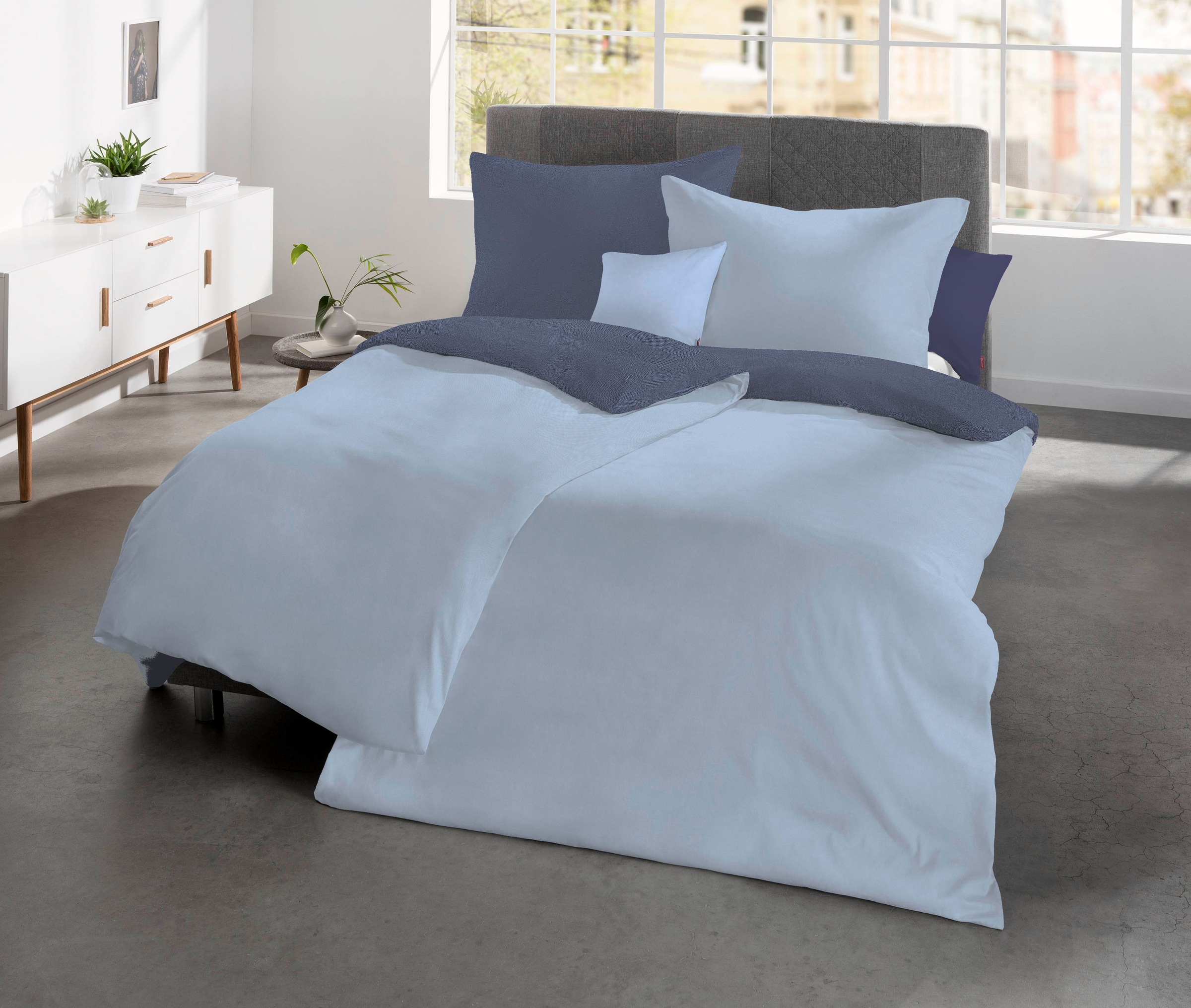 fleuresse Wendebettwäsche »Lech W 4158« 2 Stk. tlg. Edelflanell, Baumwolle, günstig online kaufen