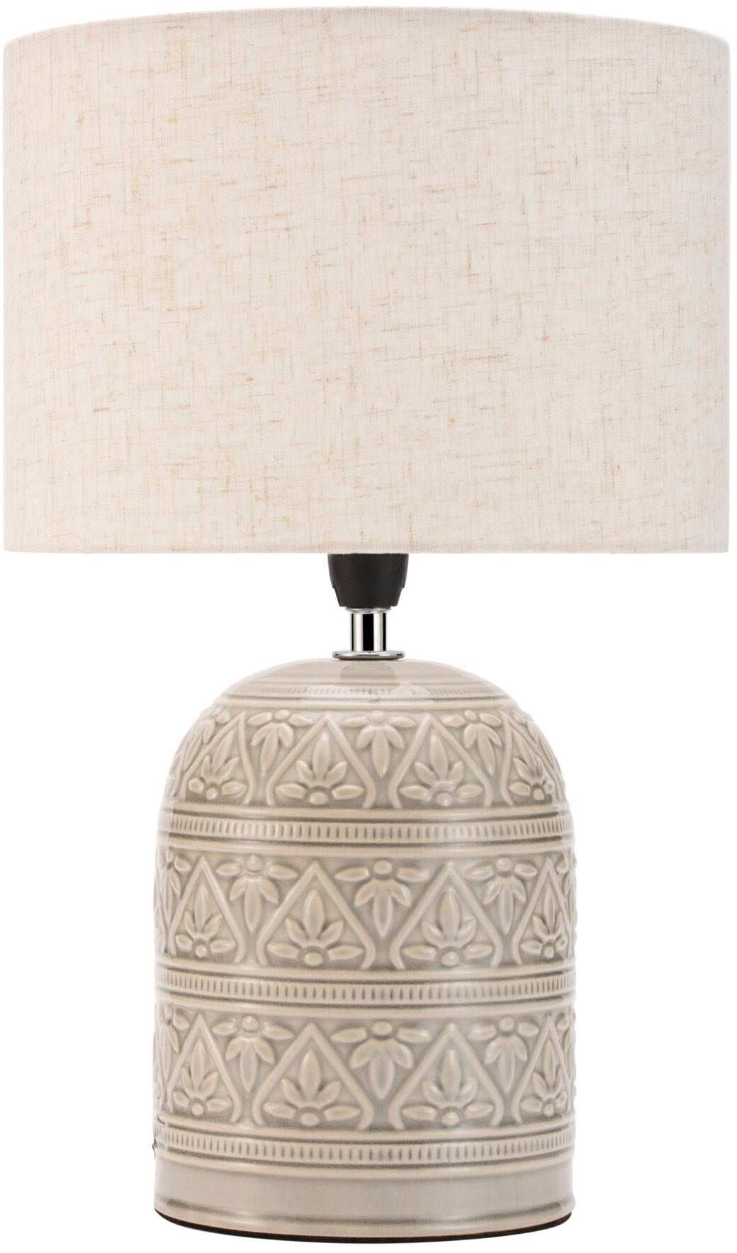 Pauleen Tischleuchte »Tender Pearl max20W Beige 230V Stoff/Keramik«, 1 flammig, Leuchtmittel E14 | ohne Leuchtmittel, E14