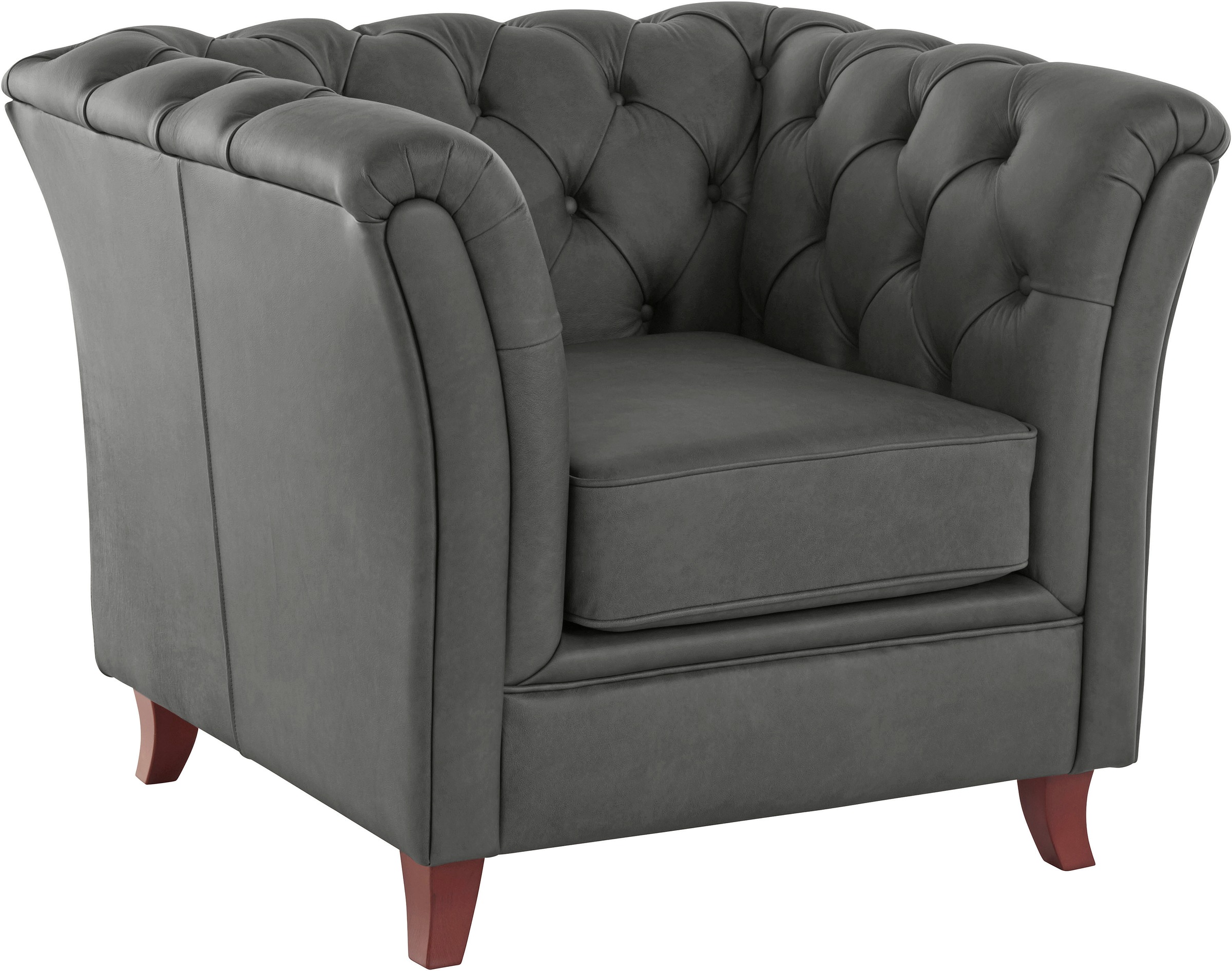 Home affaire Chesterfield-Sessel »Reims Cocktailsessel, Sessel«, mit echter Chesterfield-Knopfheftung, hochwertige Verarbeitung