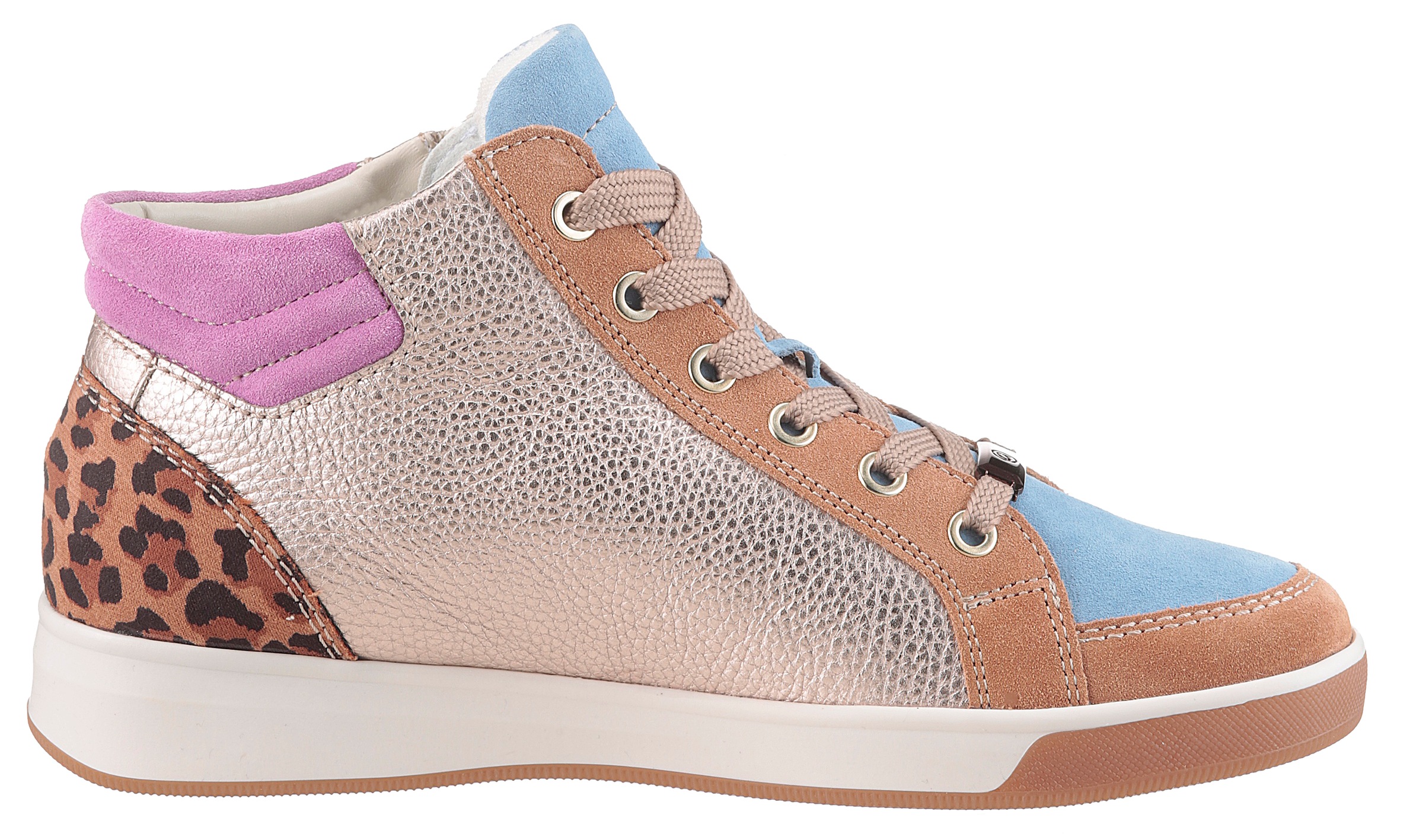 Ara Sneaker »ROM«, High Top Sneaker, Schnürboots mit Reißverschluss