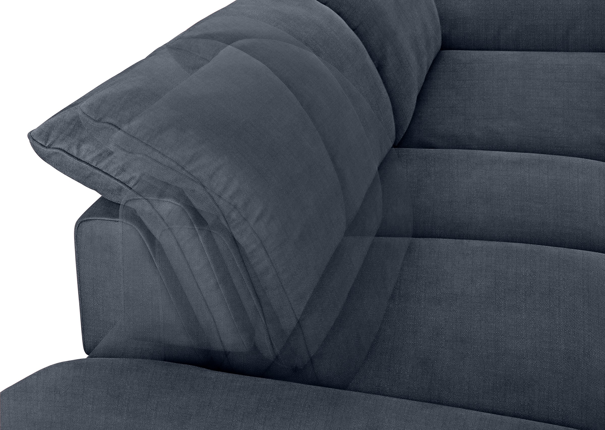 W.SCHILLIG Ecksofa »enjoy&MORE, Designsofa, elegant und bequem, L-Form«, mit Sitztiefenverstellung, Füße silber matt, Breite 310 cm