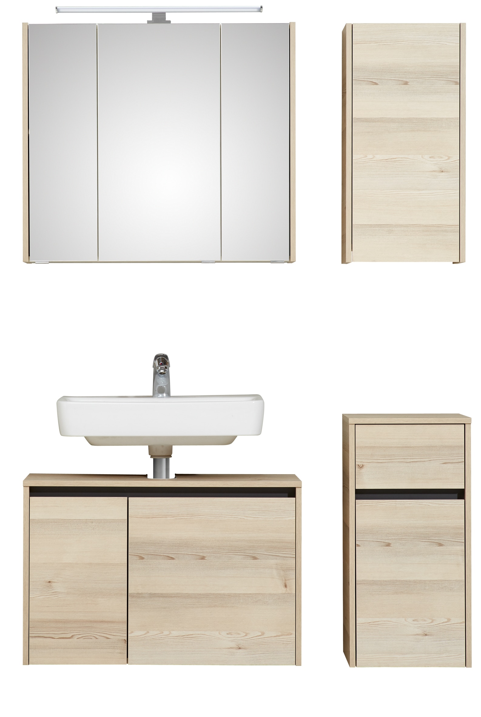 Saphir Badmöbel-Set »Quickset 393«, (Komplett-Set, 4 St.) günstig online kaufen