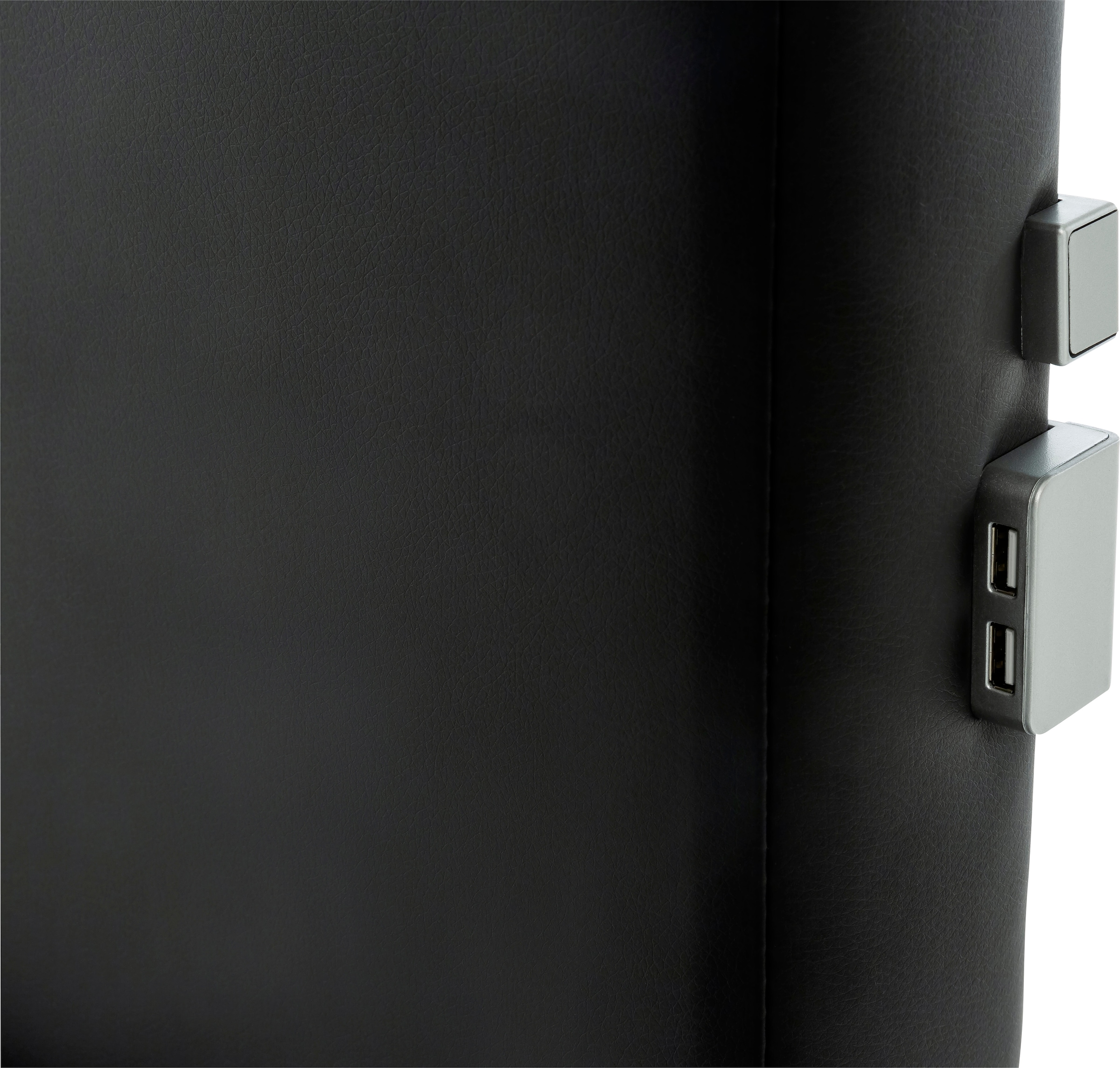 meise.möbel Boxspringbett »Las Vegas«, Füße und Kopfteil mit LED-Beleuchtung, mit Bettkasten und Topper