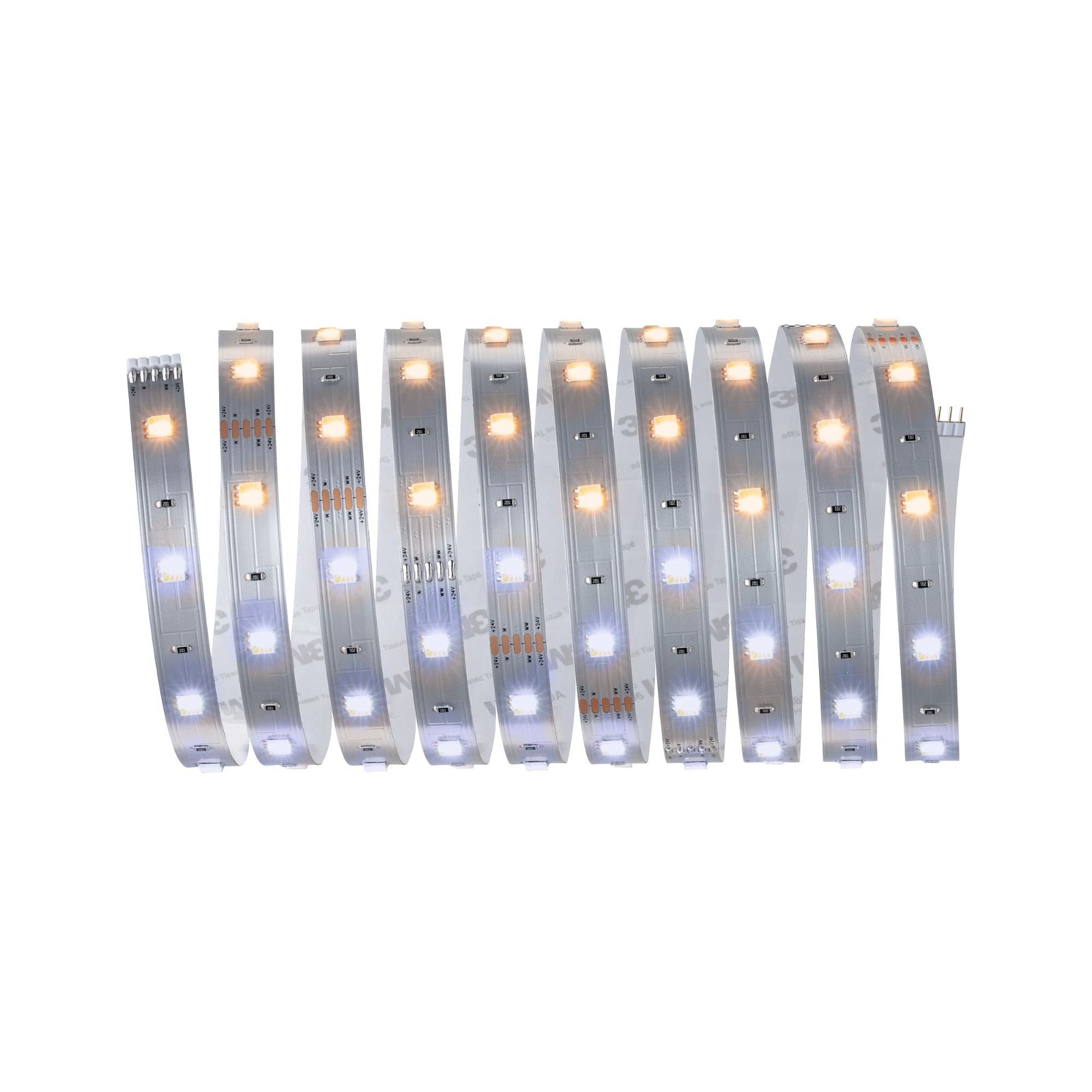 Paulmann LED-Streifen »MaxLED 250 Basisset 3m IP20 2700-6500K 11W 230/24V 24VA Silber«, 1 St.-flammig, TunableWhite