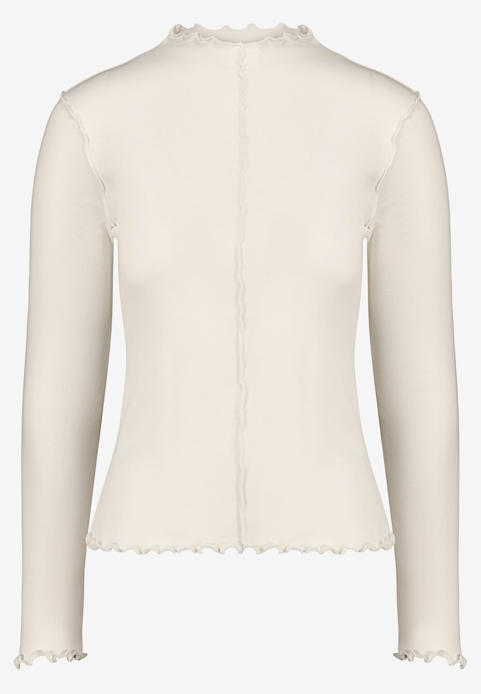 Zero Langarmshirt mit Kräuselsaum
