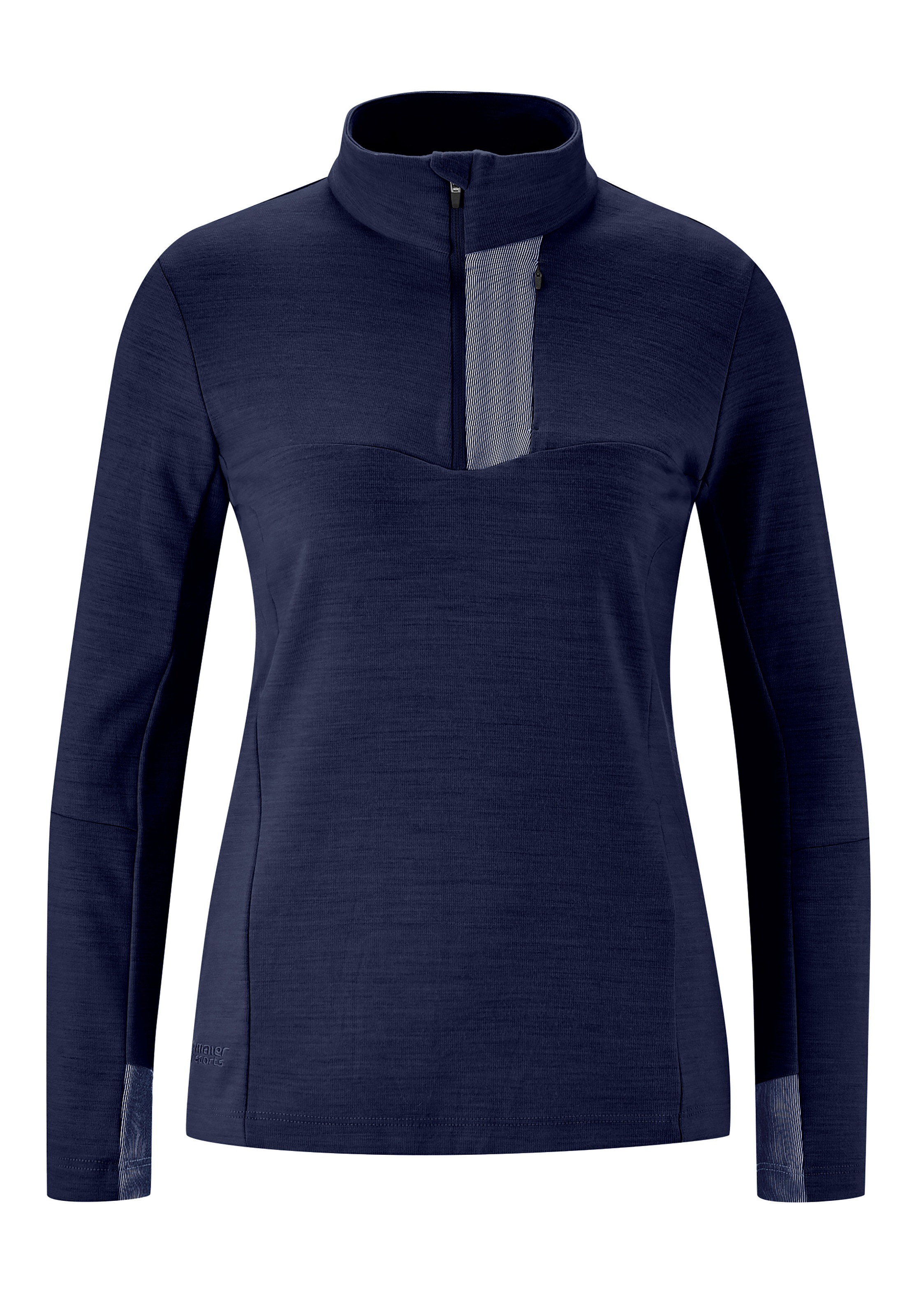 Funktionsshirt „Skutvik HZ W“, funktionaler Midlayer für Damen, hohe Atmungsaktivität, Gr. 40, dunkelblau