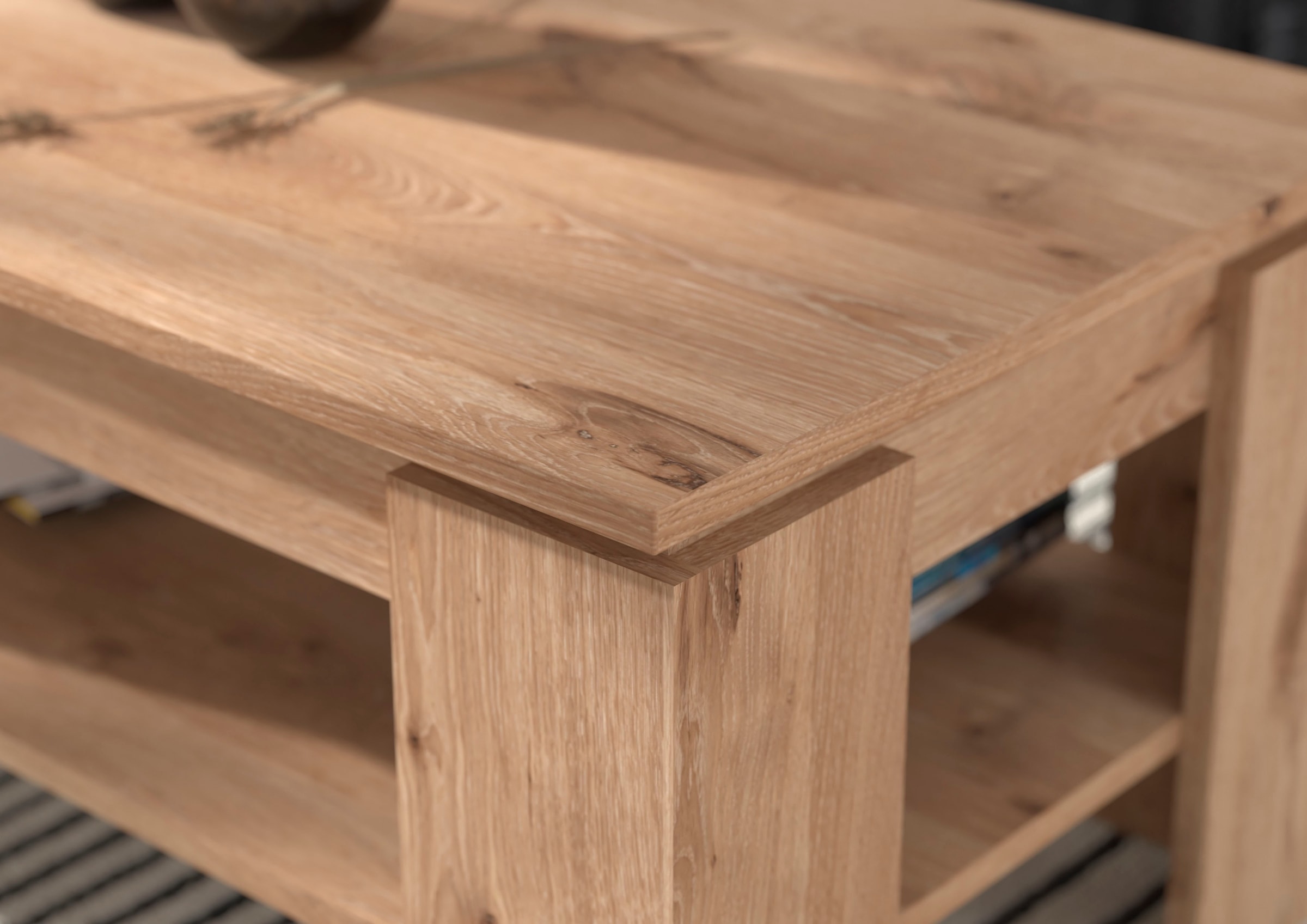 INOSIGN Couchtisch »Kalmar, rechteckig, 100 x 60 cm, 1 Ablageboden«, Sofatisch, Beistelltisch, Kaffetisch, Wohnzimmertisch, coffee table