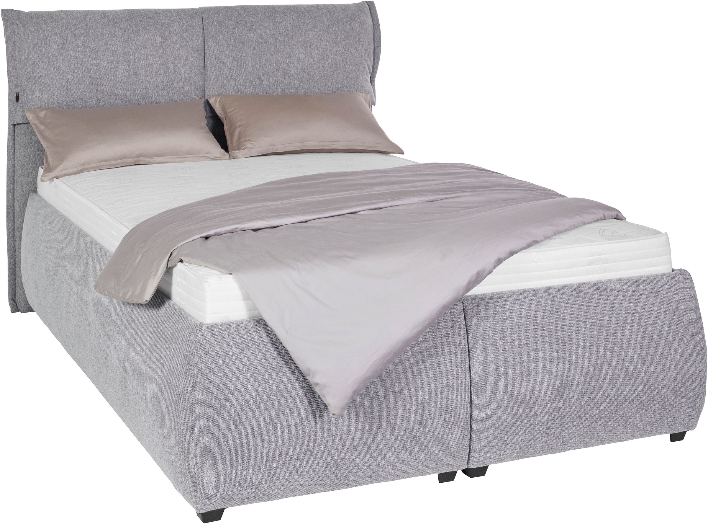 andas Polsterbett »Jenson« als Bettgestell oder mit 3 Matratzenarten und Hä günstig online kaufen