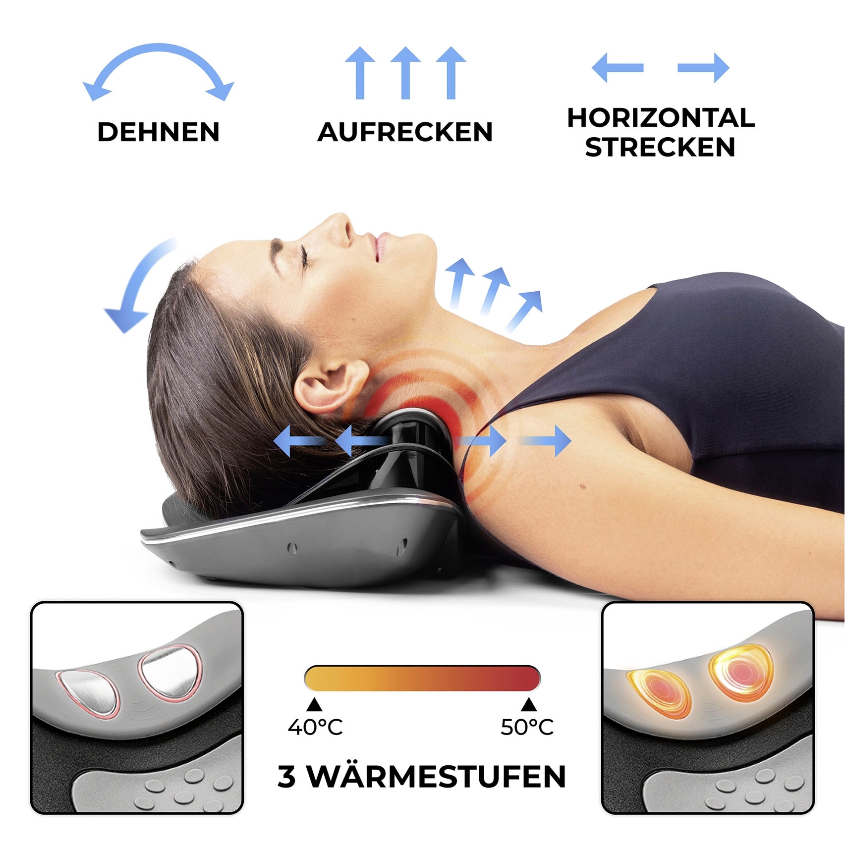 Maximex Massagegerät »Nacken-Strecker«, (1 tlg.), mit Impuls Massage