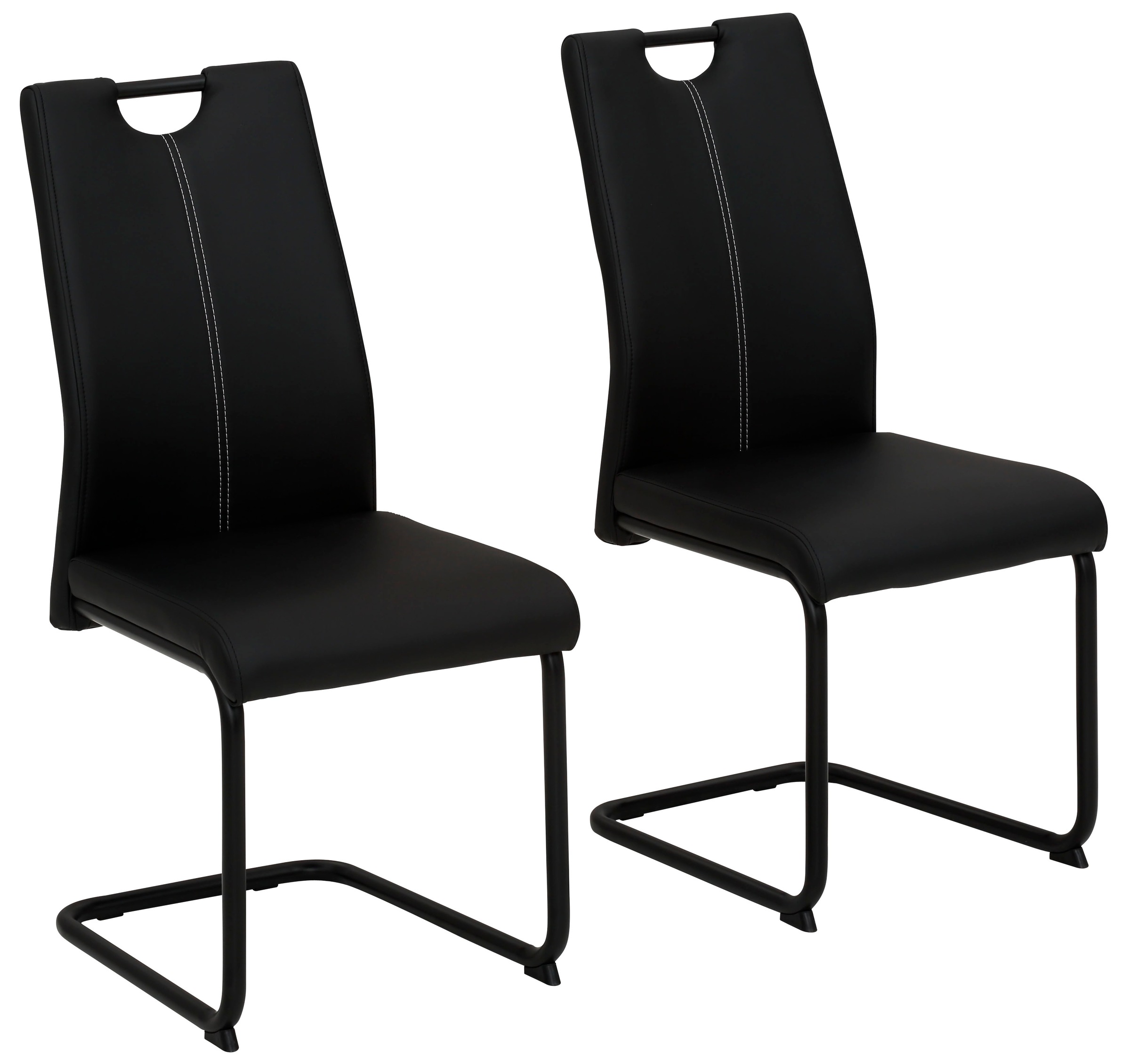 HELA Freischwinger »CORA«, (Set), 2 St., Tragegriff in schwarz günstig online kaufen