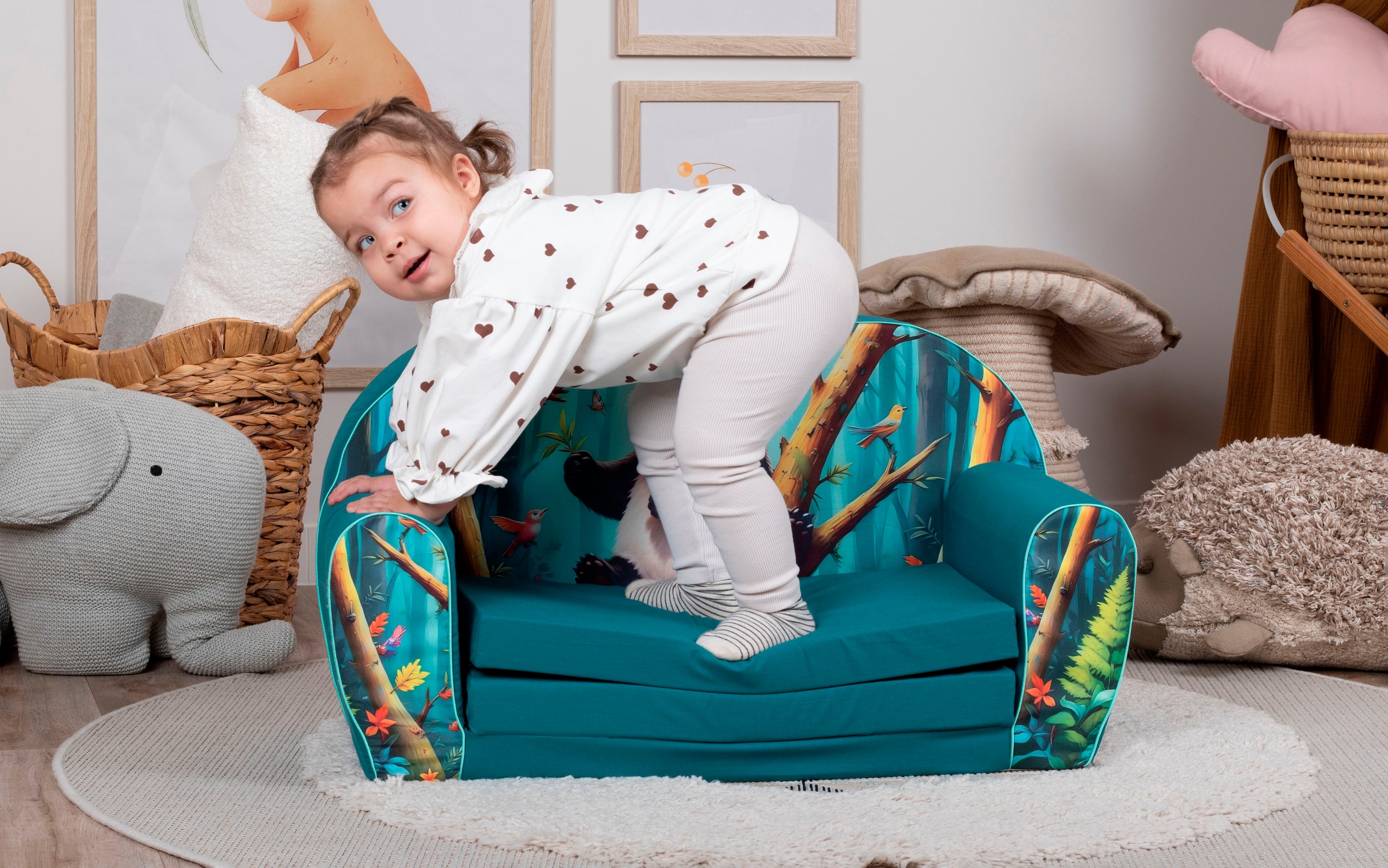 Knorrtoys® Sofa »Lucky panda«, für Kinder; Made in Europe