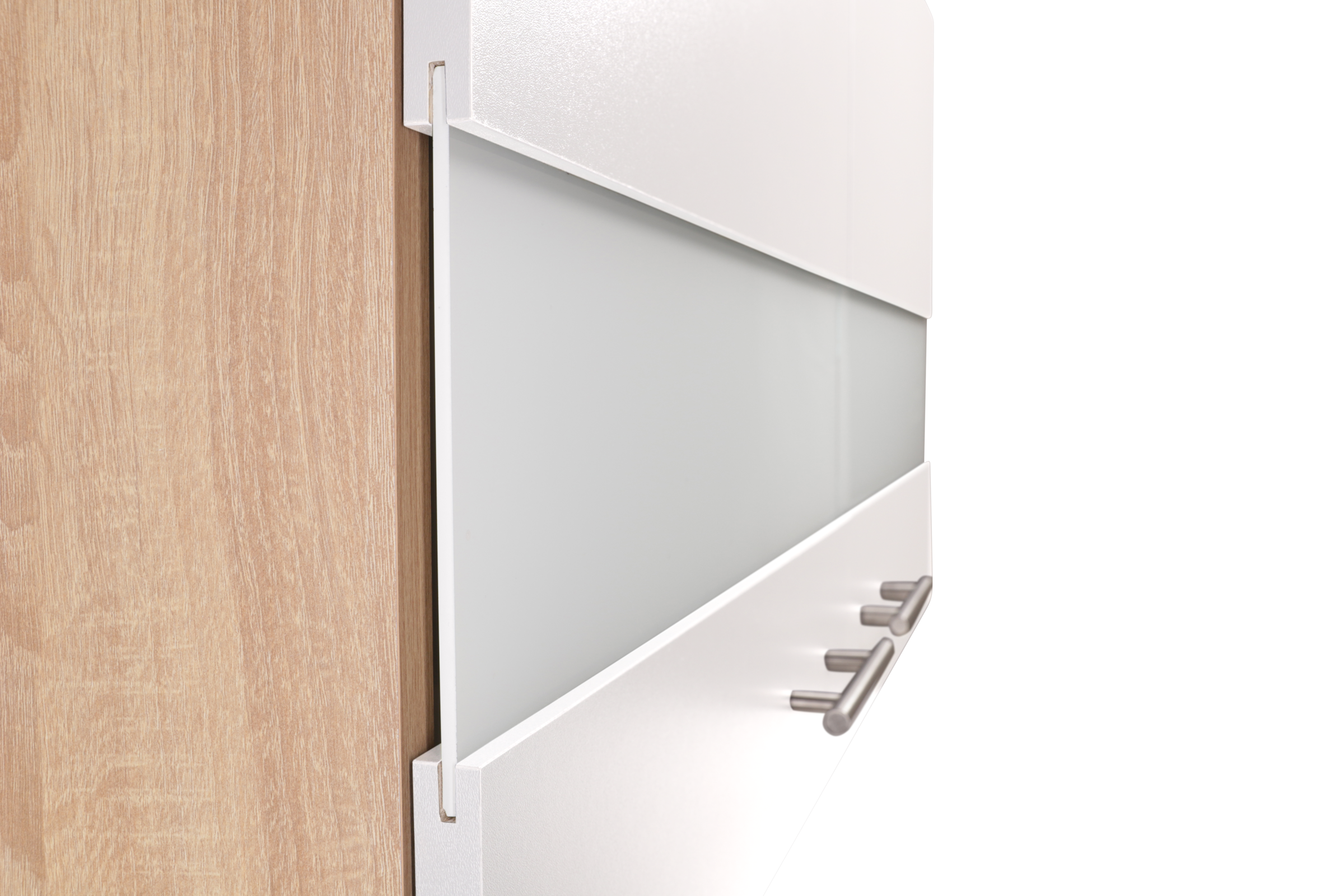 RESPEKTA Pantryküche »Merle« Breite 100 cm, mit Soft-Close Funktion, Edelstahlspüle BALTIMORE